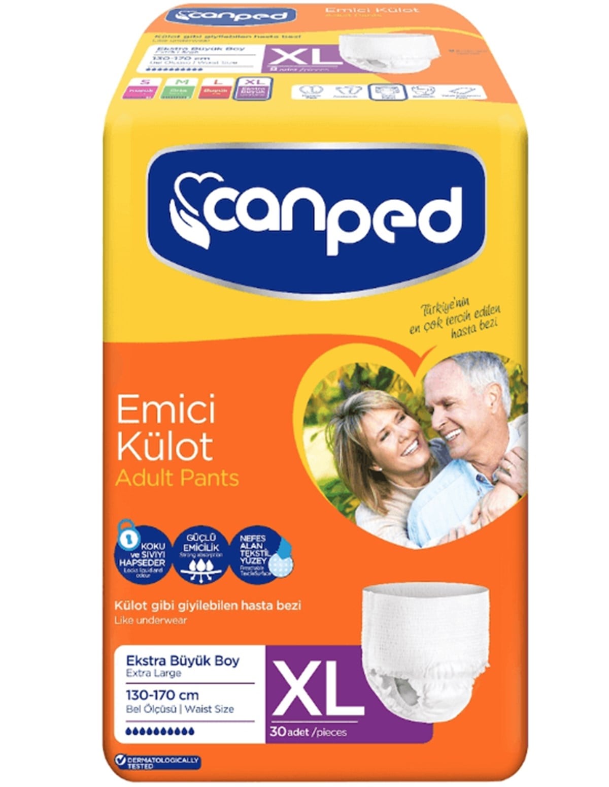 CANPED EMİCİ KÜLOT EXTRA LARGE 30'LU