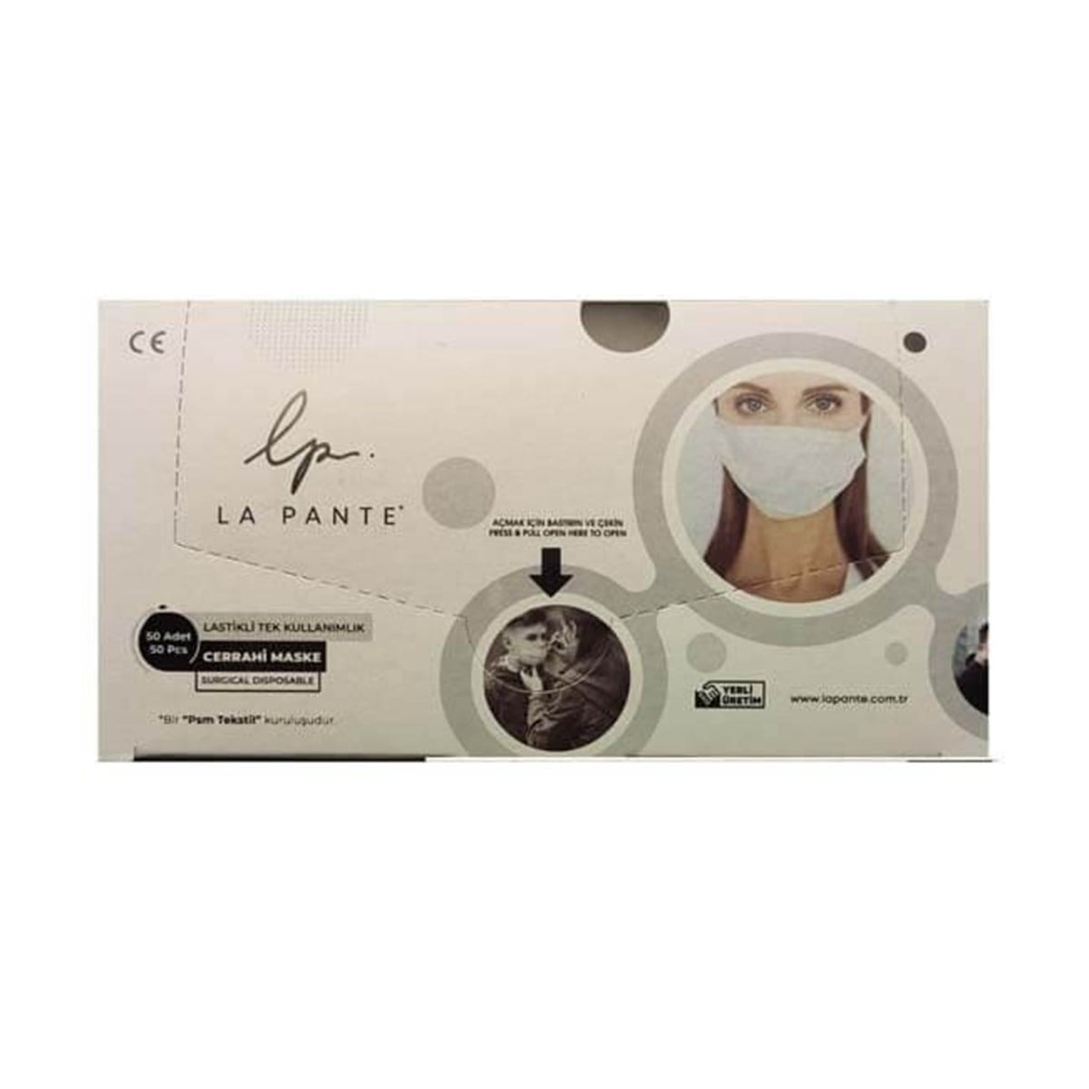 LA PANTE CERRAHİ MASKE 50 Lİ
