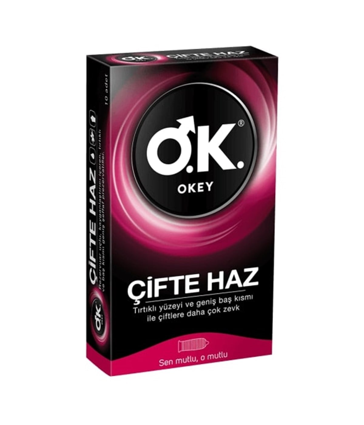 OKEY PREZERVATİF ÇİFTE HAZ 10LU