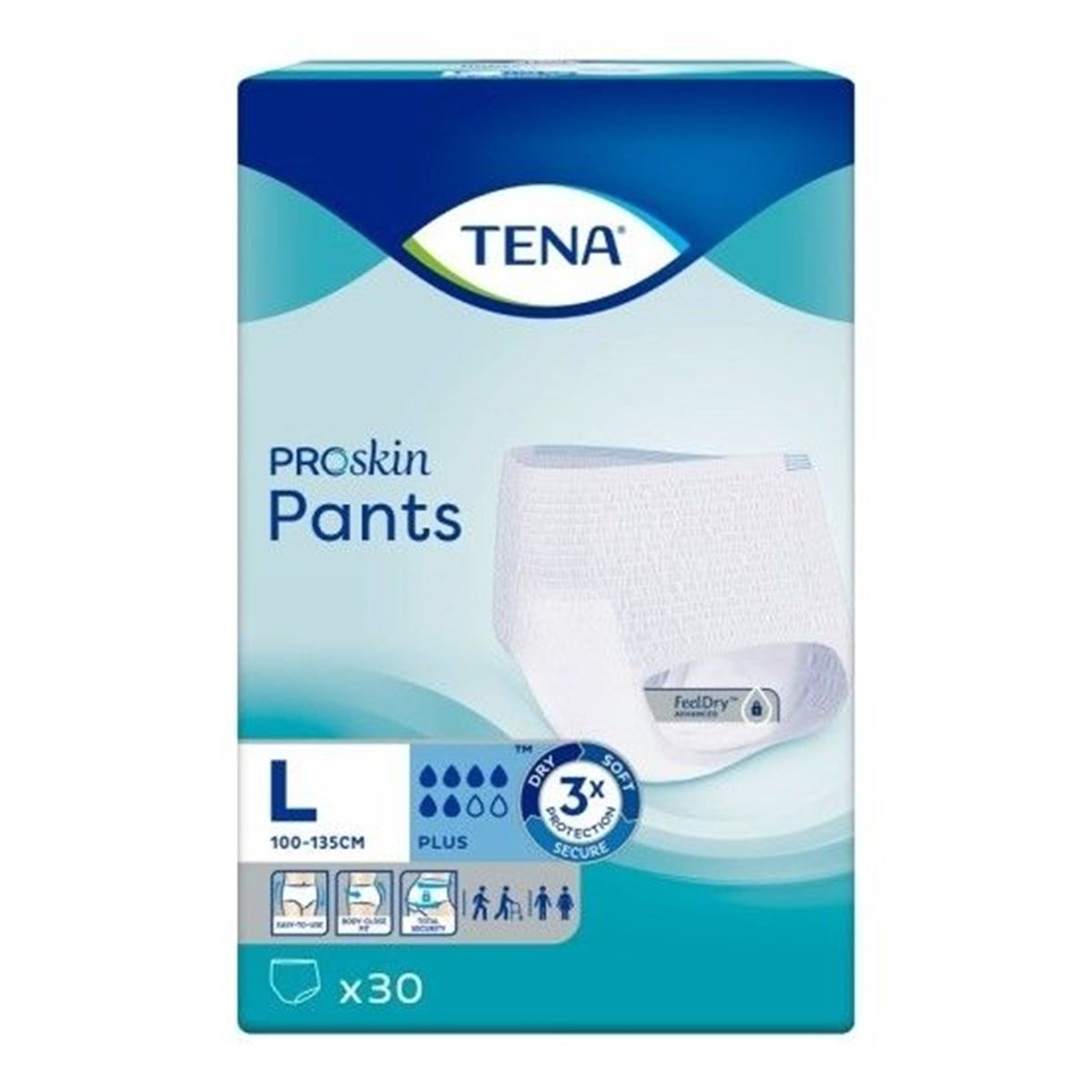TENA PANTS PLUS EMİCİ KÜLOT LARGE 30'LU