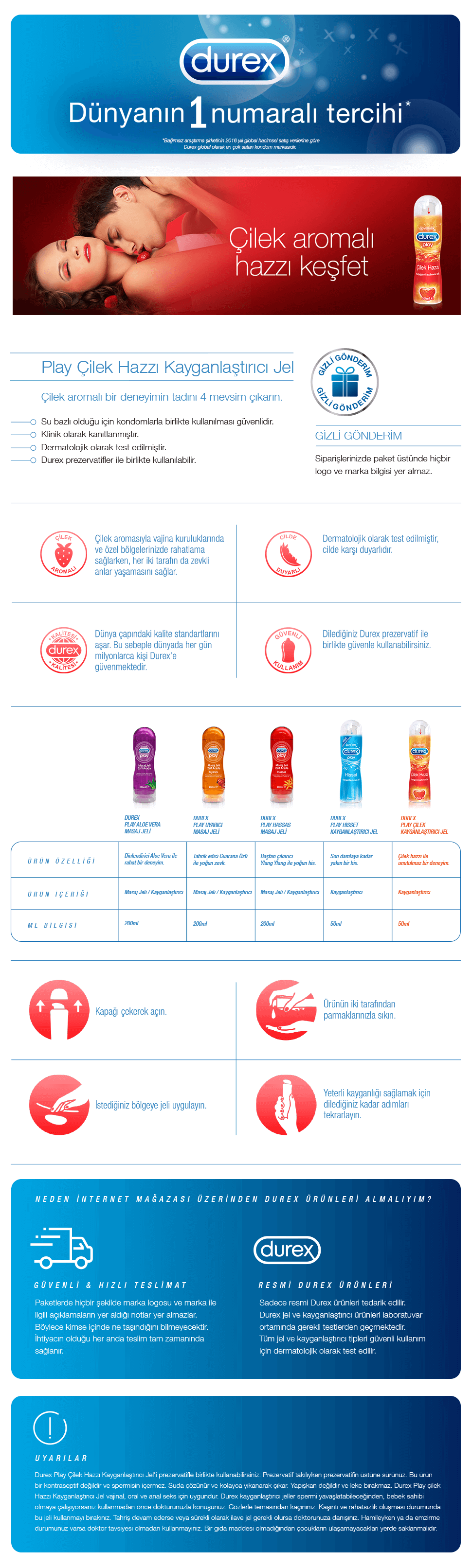 Durex Kayganlaştırıcı Jel