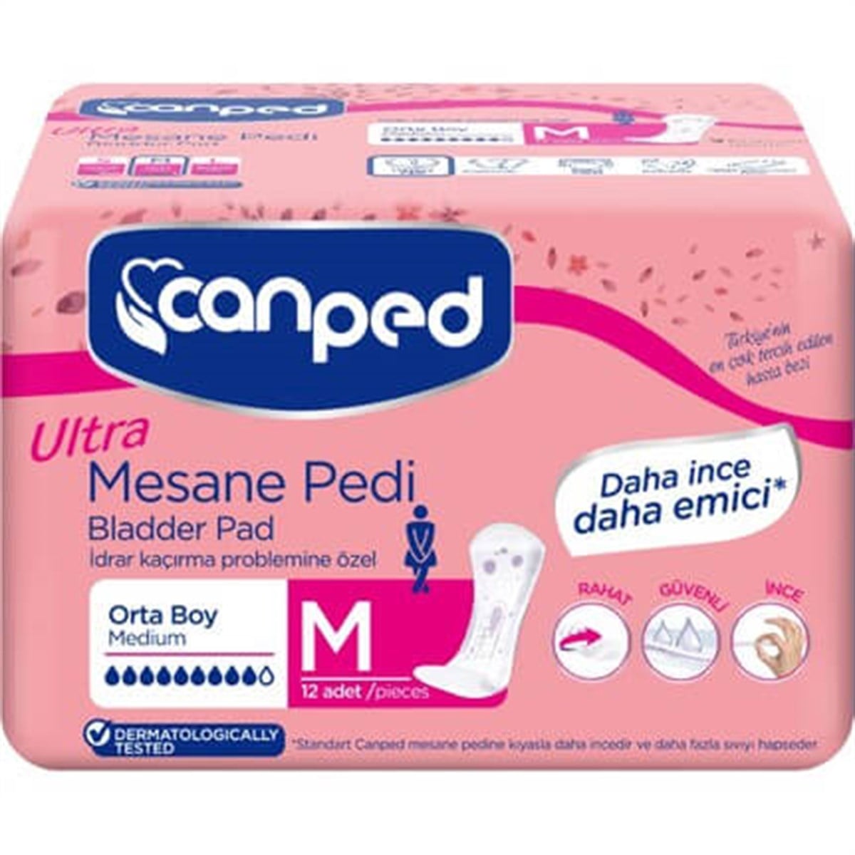 CANPED MESANE PEDİ ULTRA ORTA 12'Lİ