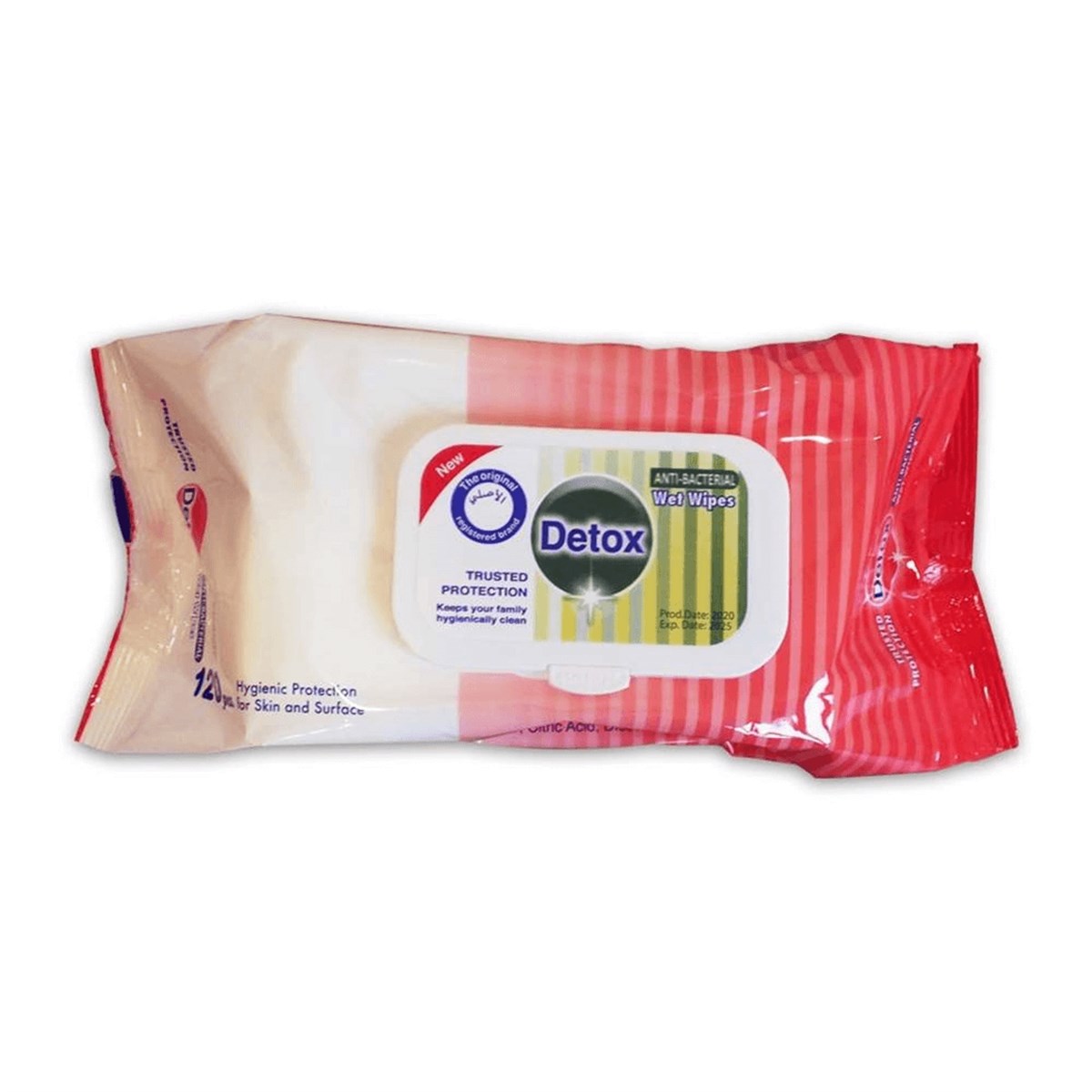 DETOX ANTİBAKTERİYEL ISLAK MENDİL 102 ADETLİ