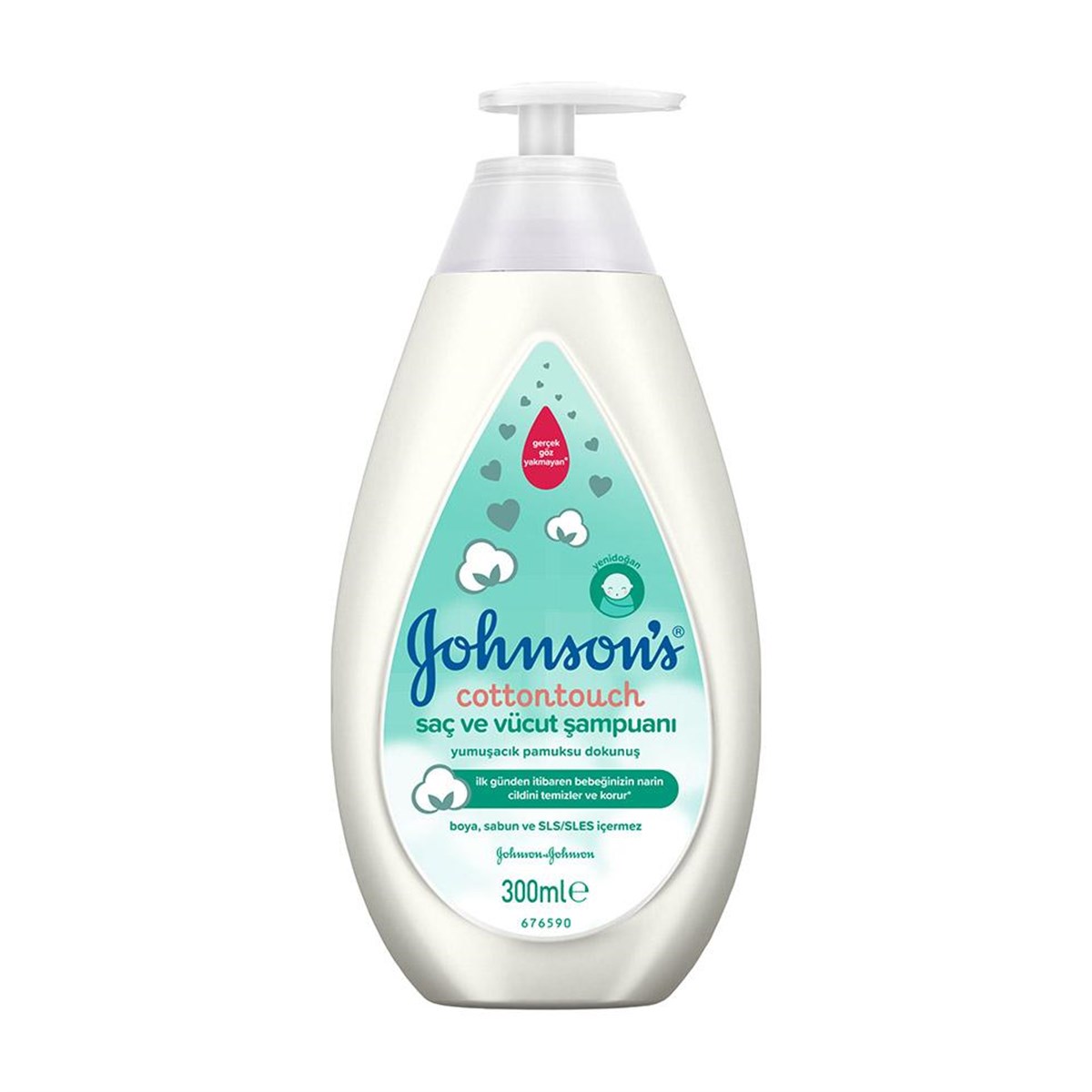JOHNSON'S BABY COTTON TOUCH VÜCUT ŞAMPUANI 300 ML