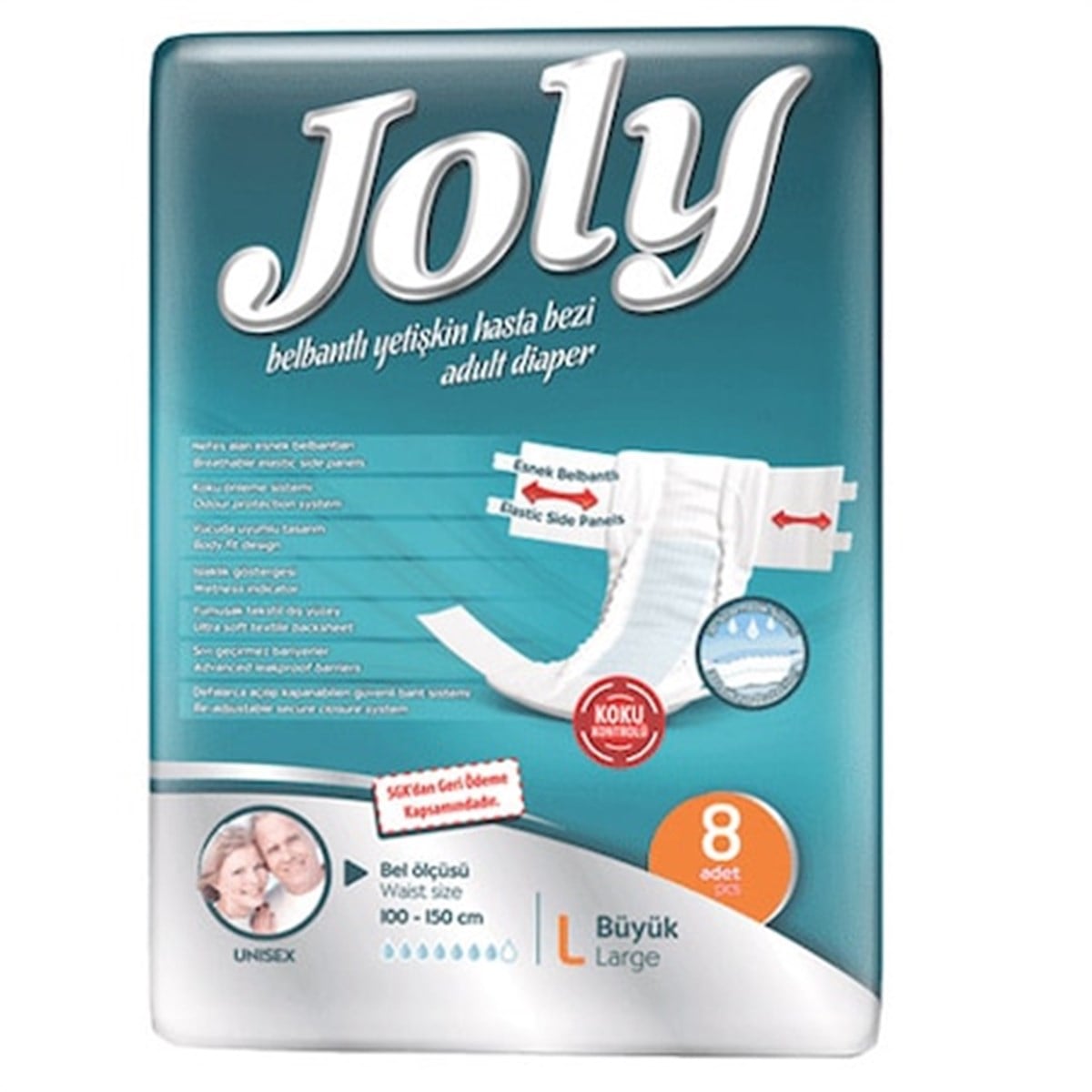 JOLY BELBANTLI HASTA BEZİ LARGE (8 Lİ)