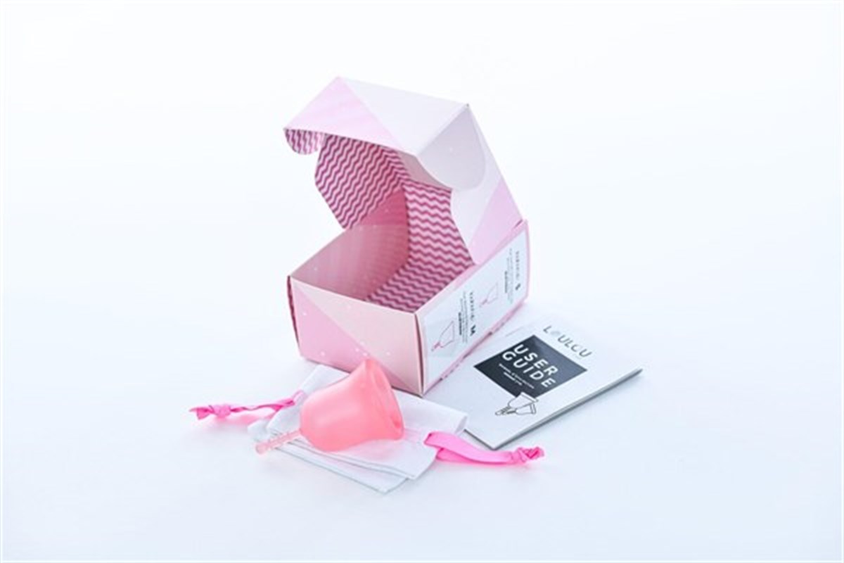 Louloucup Menstrual Kap, Adet Kabı - Pembe Small