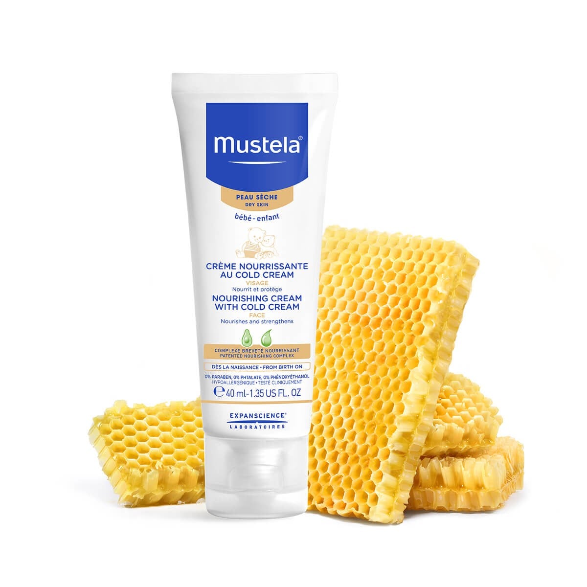 MUSTELA COLD CREM İÇEREN YÜZ KREMİ (KURU CİLT) 40M