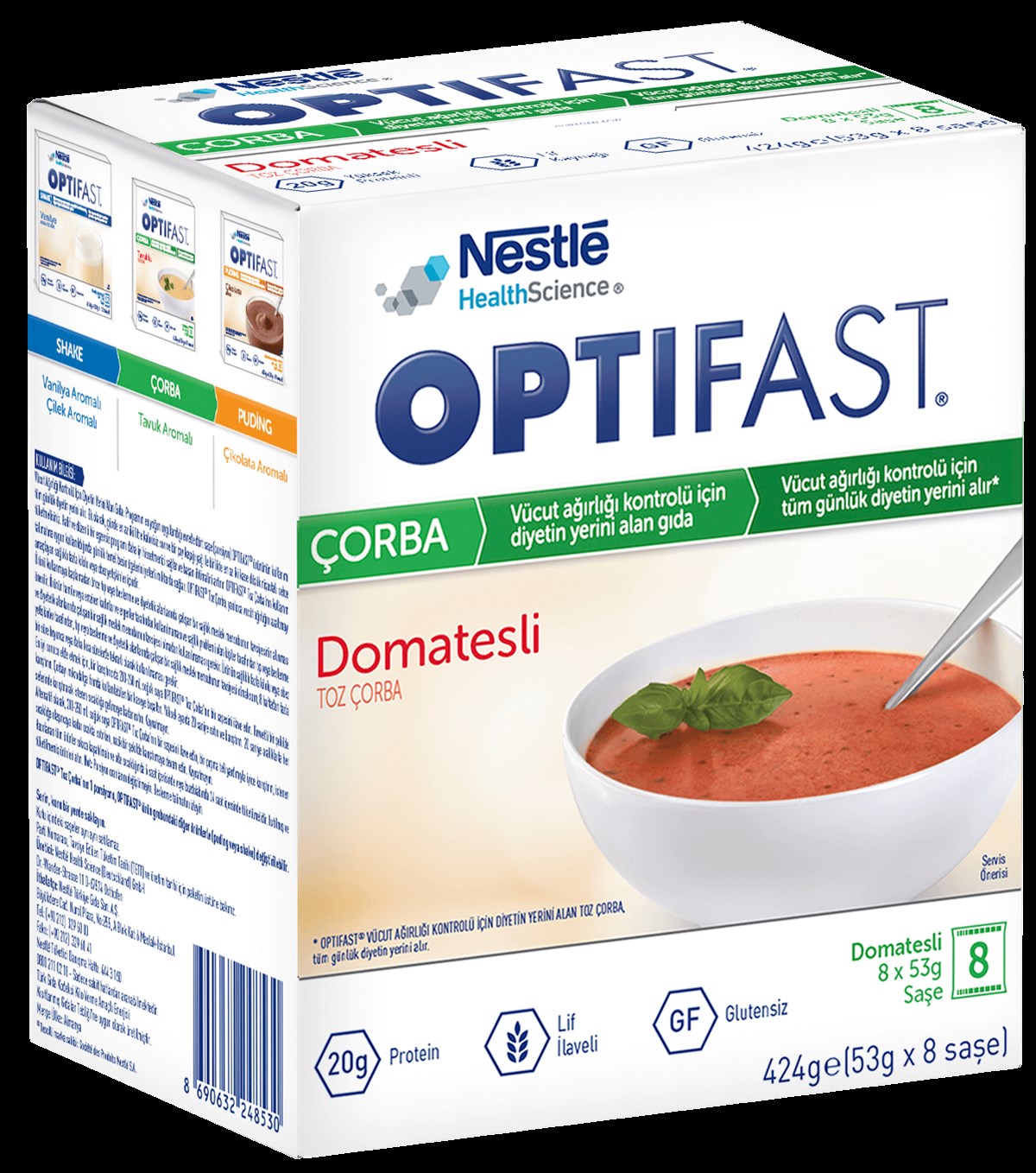 Nestle Optifast Domates Çorba 8 Şase