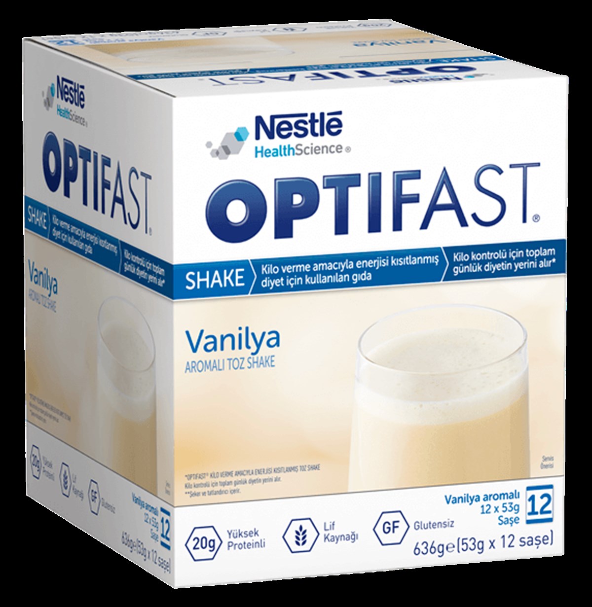 Nestle Optifast Milk Shake Vanilyalı 12 Saşe