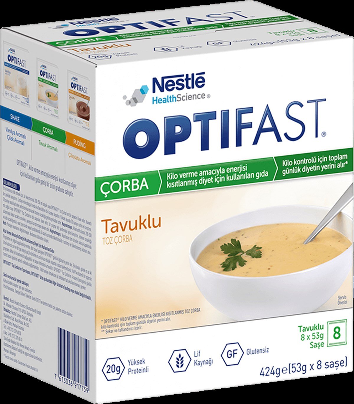 Nestle Optifast Tavuklu Toz Çorba 8 Şase