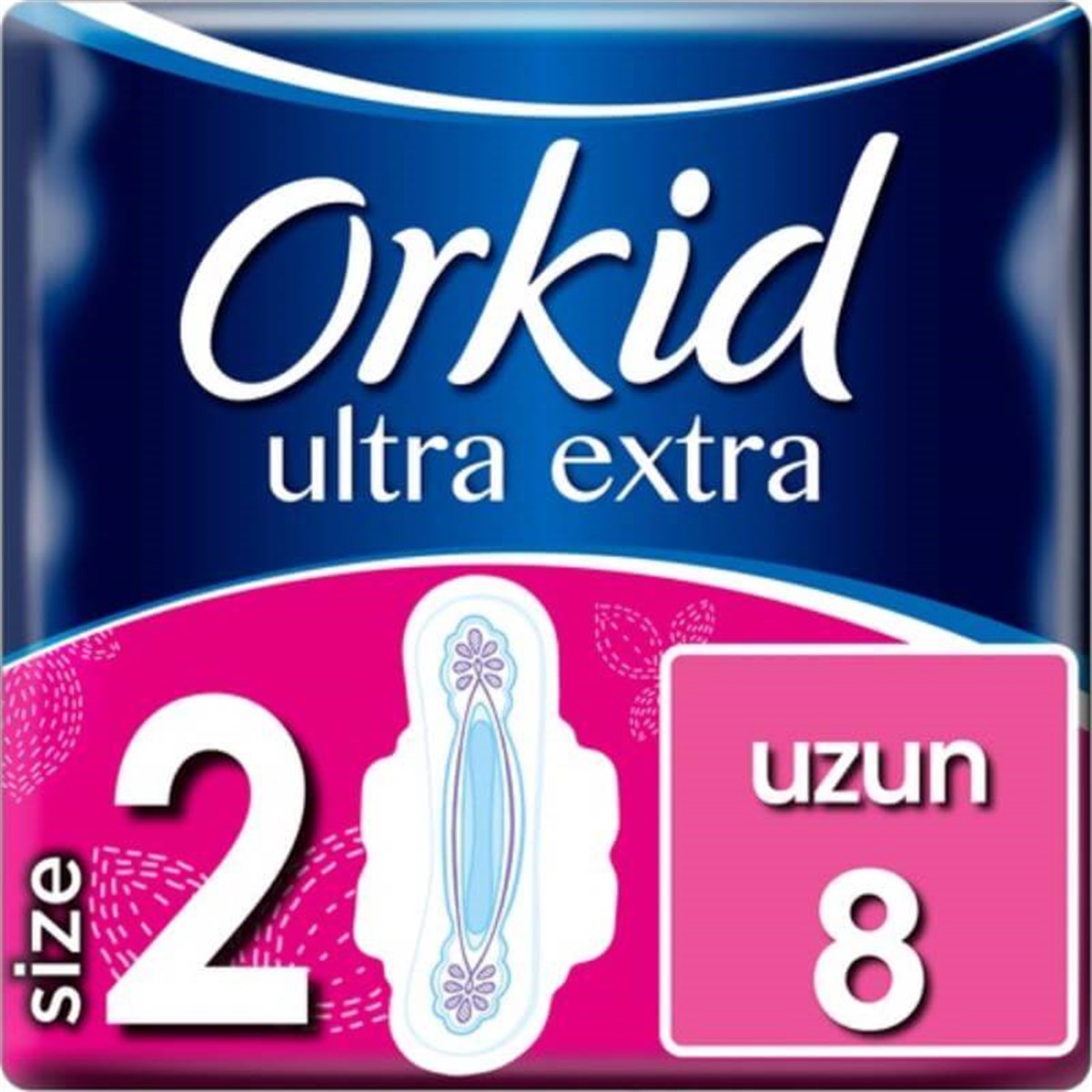 ORKID ULTRA KANATLI UZUN 8'Lİ