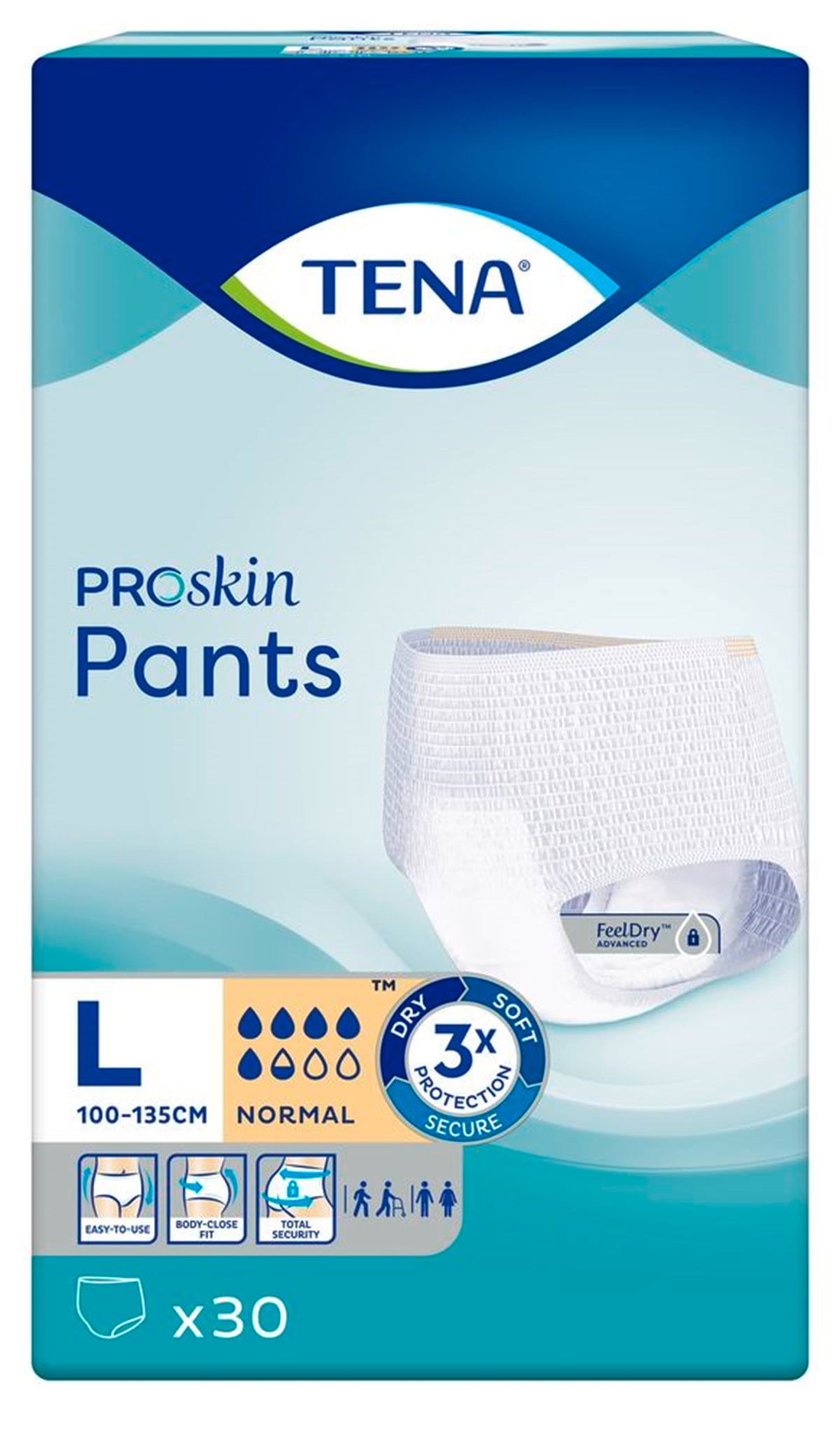 TENA PANTS NORMAL EMİCİ KÜLOT EKONOMIK LARGE 30'LU
