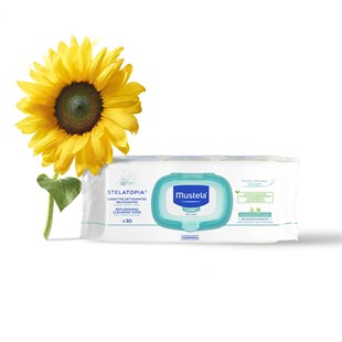 MUSTELA ISLAK MENDİL (ÇOK KURU CİLT İÇİN) 50Lİ