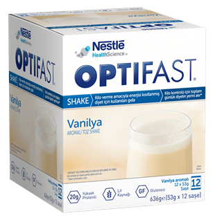 Nestle Optifast Milk Shake Vanilyalı 12 Saşe