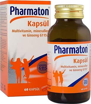 PHARMATON VITALITY TAKVİYE EDİCİ GIDA 60 KAPSÜL