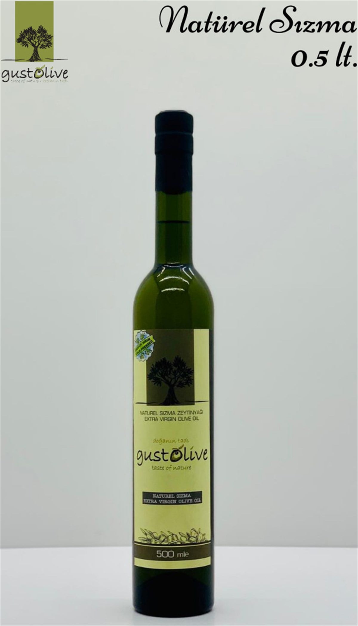 Natürel Sızma Soğuk Sıkım Zeytinyağı 0,5 Lt