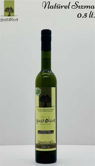 Natürel Sızma Soğuk Sıkım Zeytinyağı 0,5 Lt