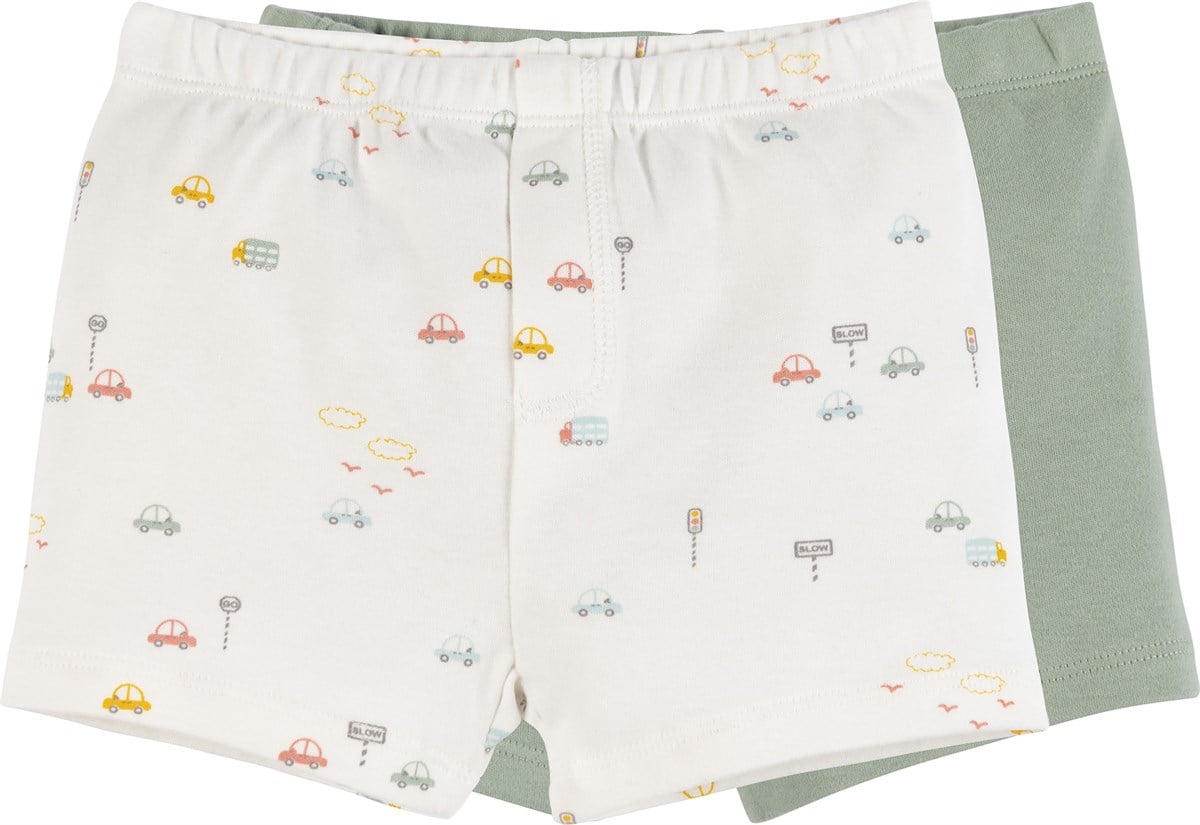 Araba Baskılı 2'li Boxer 16260