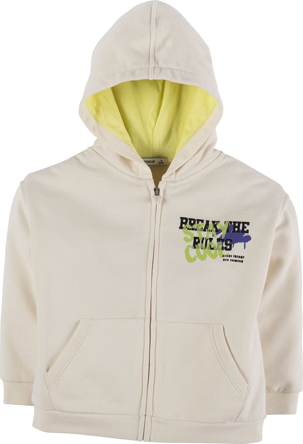 Baskılı Kapüşonlu Sweatshirt 16473