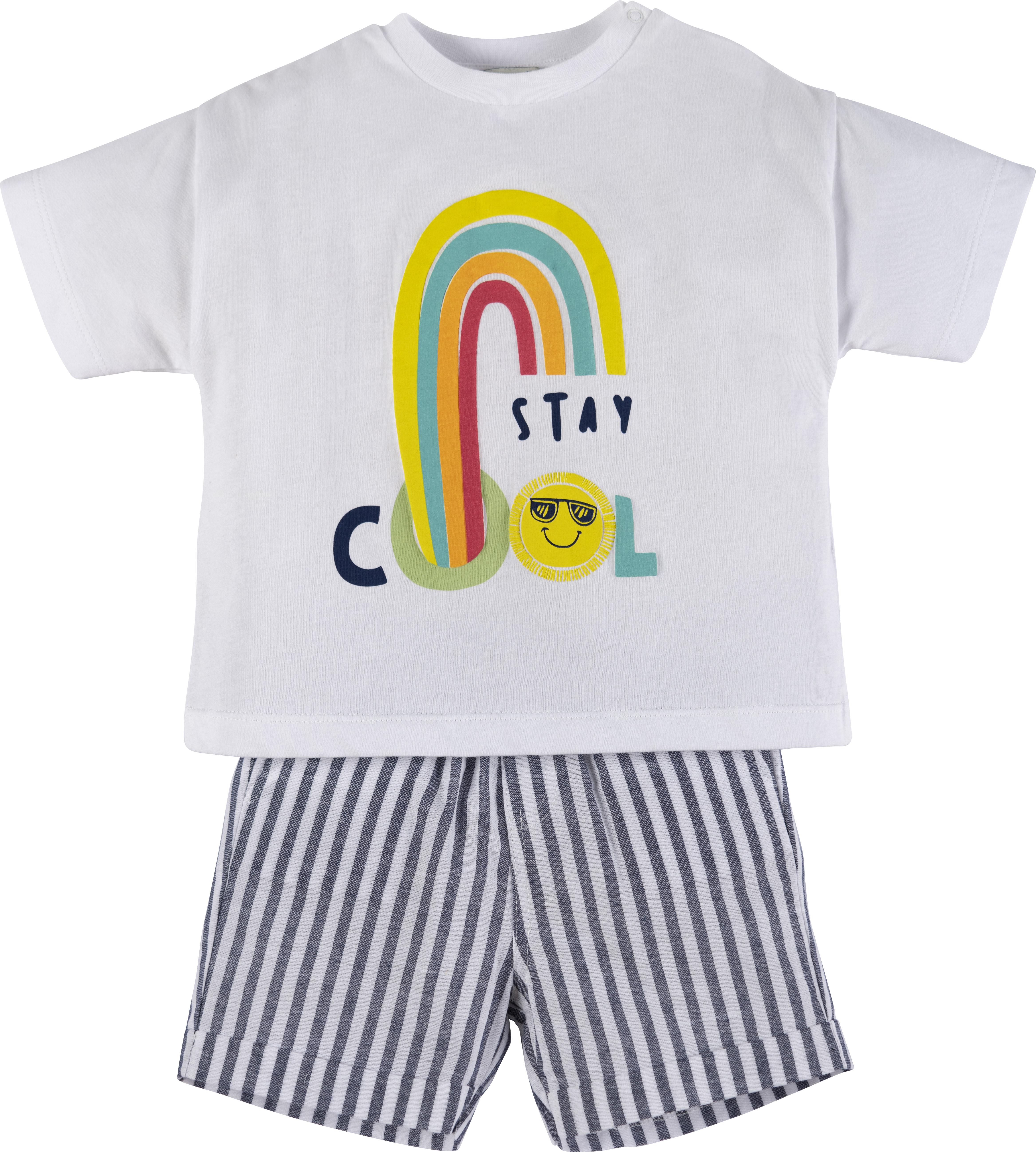 Baskılı Şortlu Takım 40036