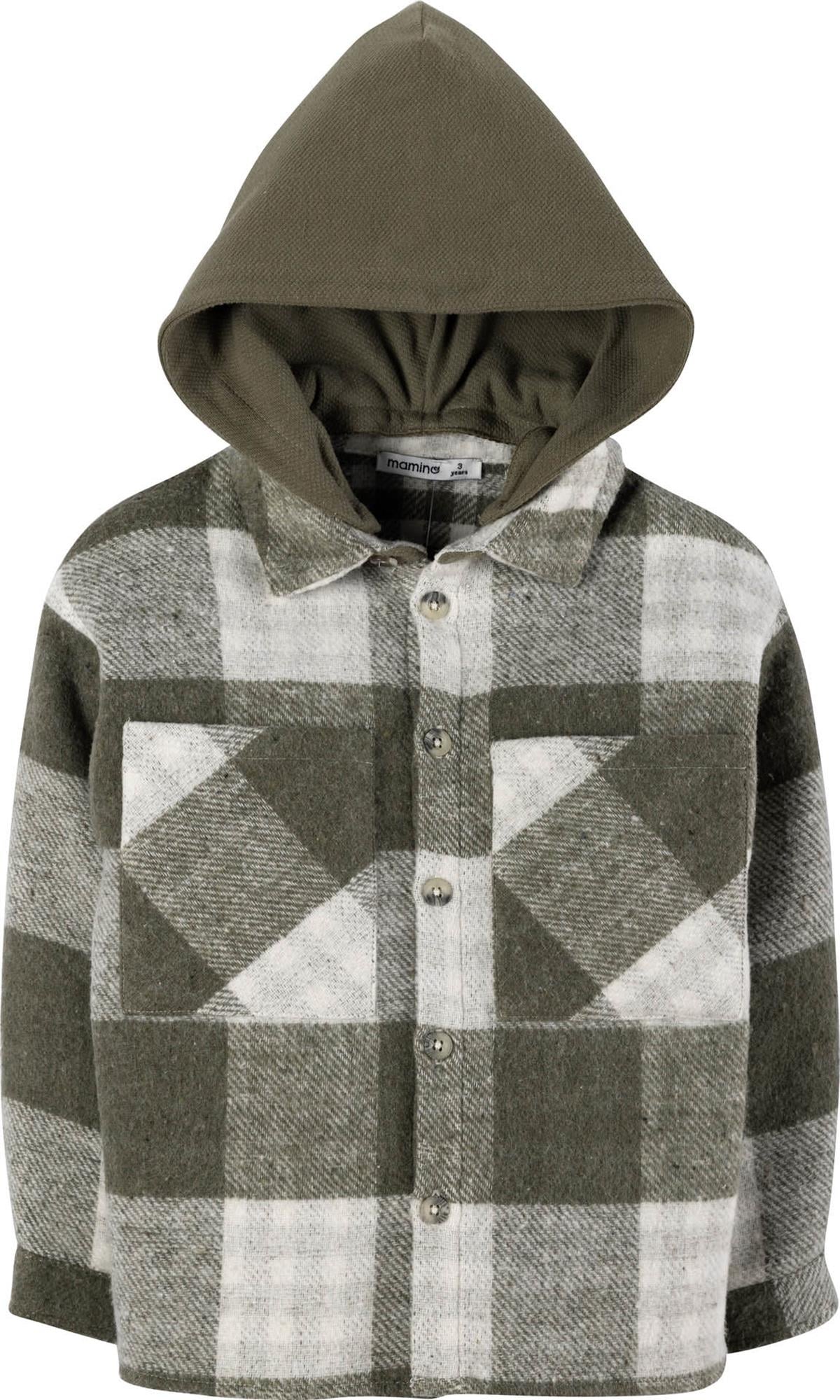 Kapüşonlu Ekose Gömlek 17035