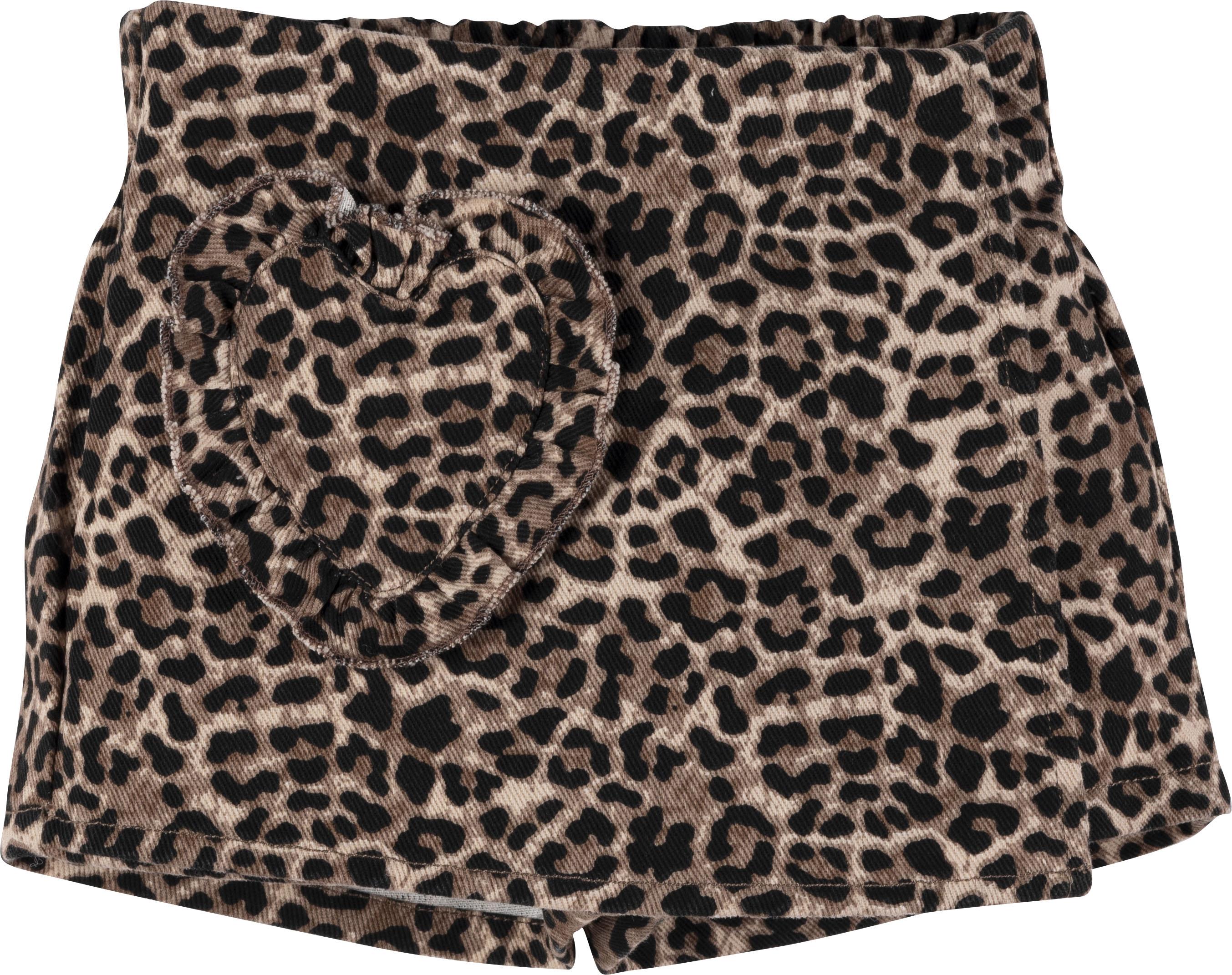 Leopar Şort Etek 19058