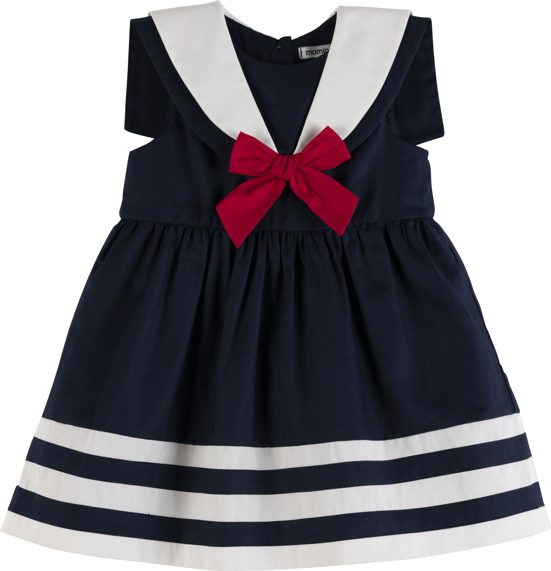 Marin Yakalı Elbise 19486