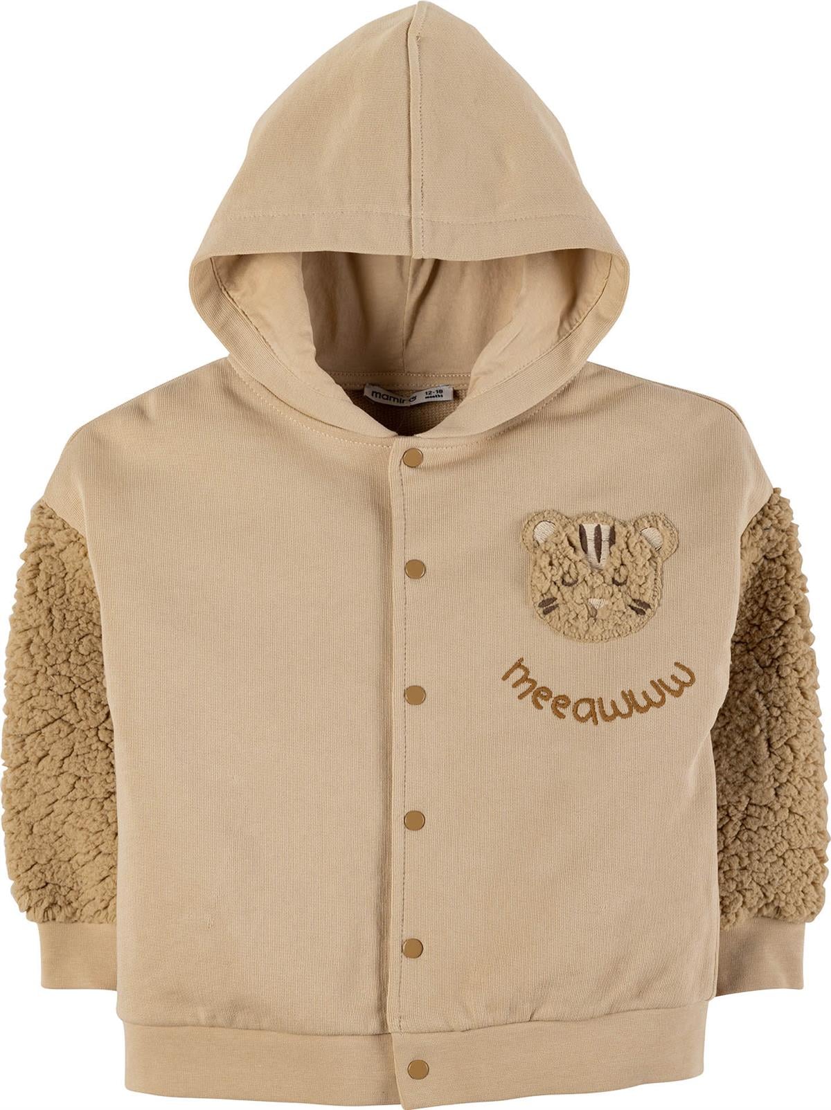 Nakışlı Kapüşonlu Sweatshirt 16989