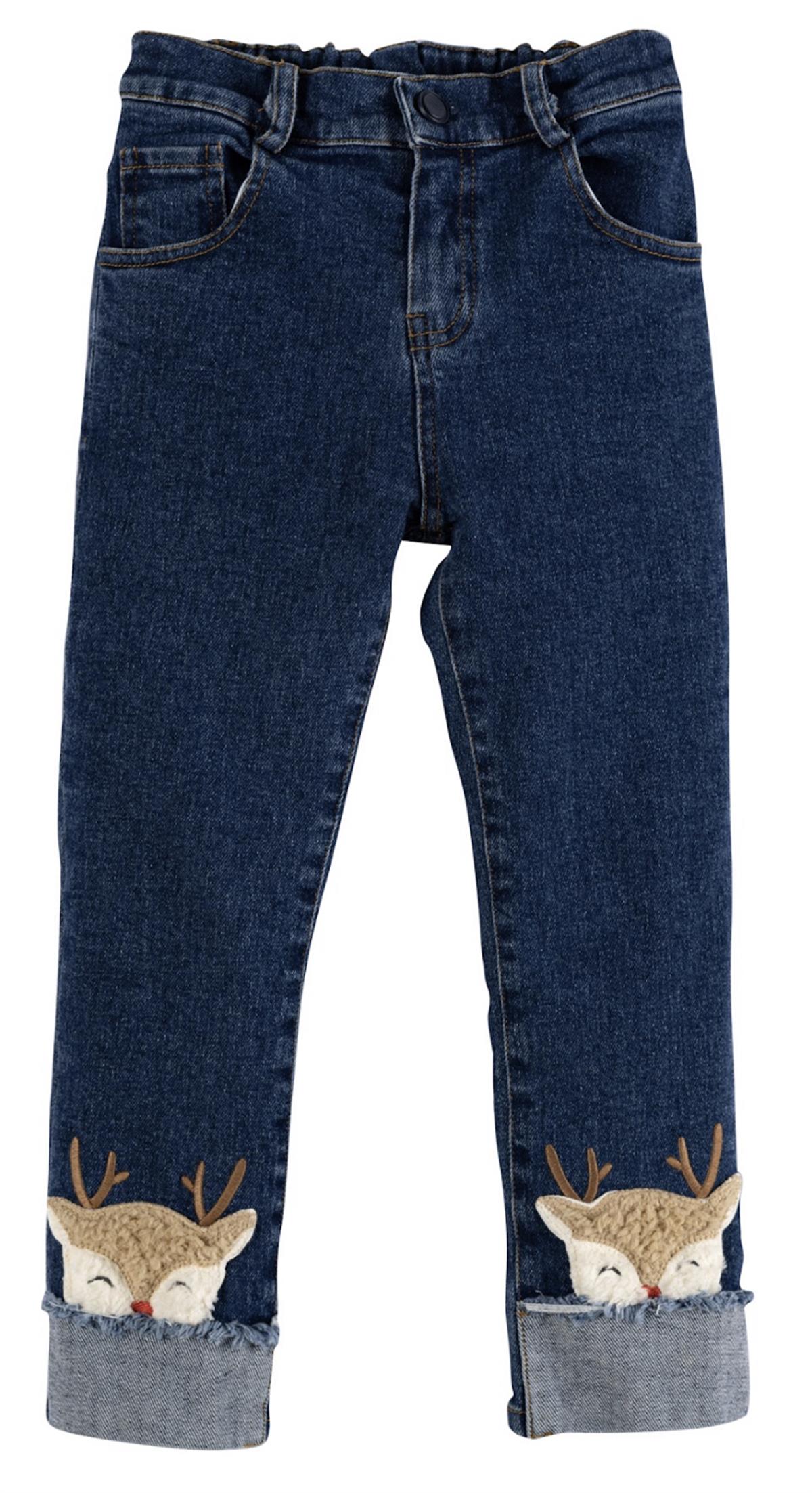 Nakışlı Kot Pantolon 16919