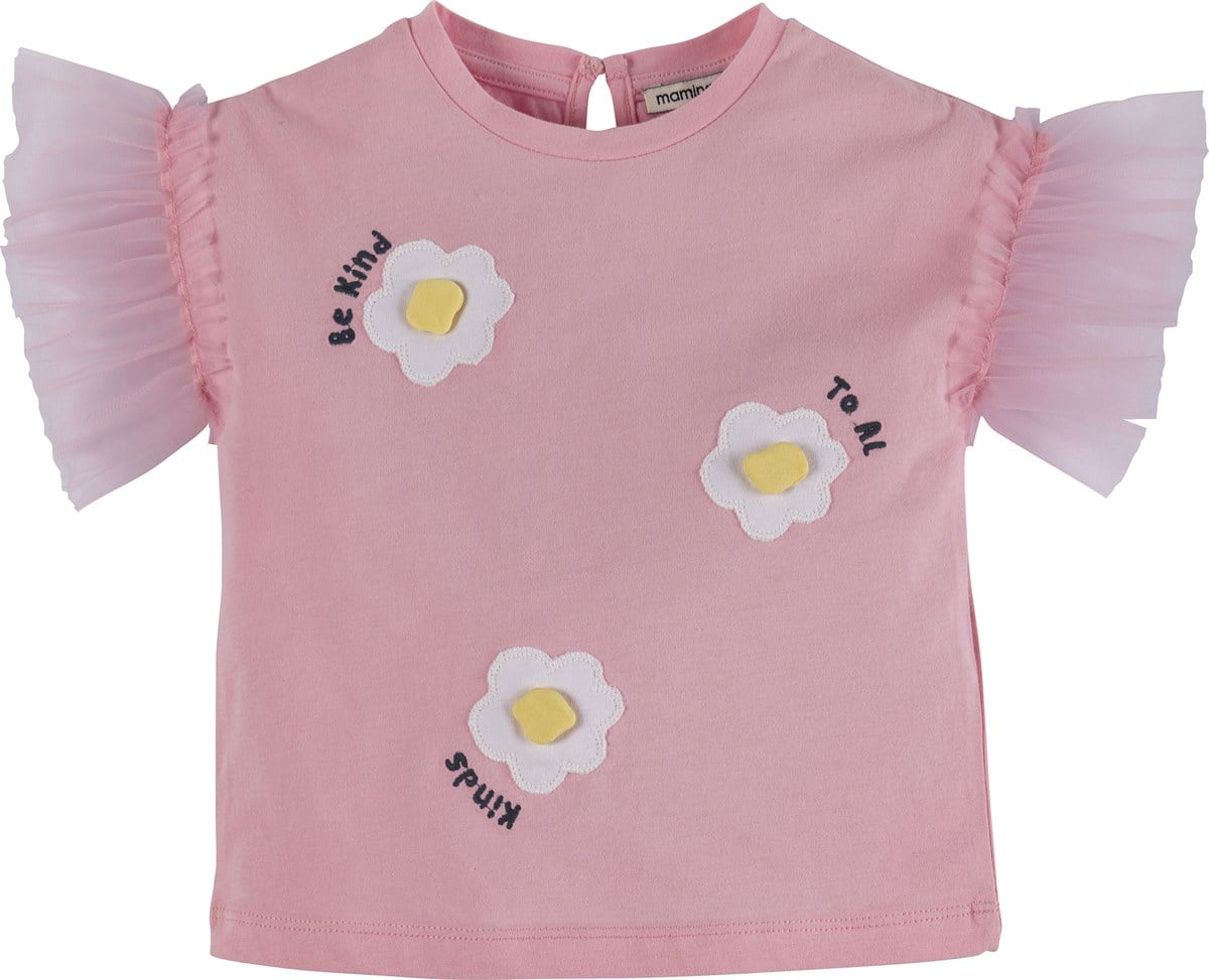 Papatya Nakışlı T-Shirt 16563