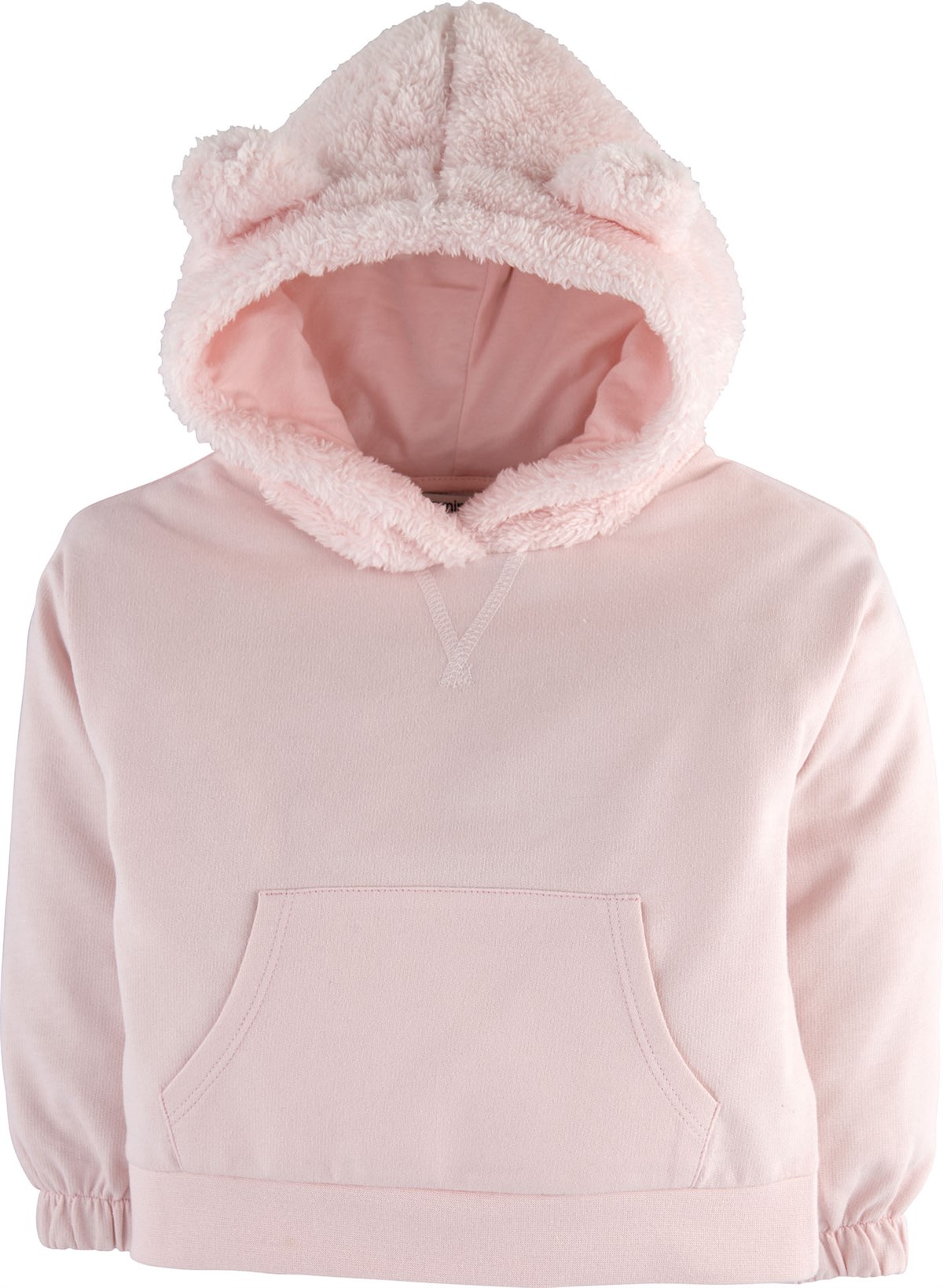 Peluş Kapüşonlu Sweatshirt 16010