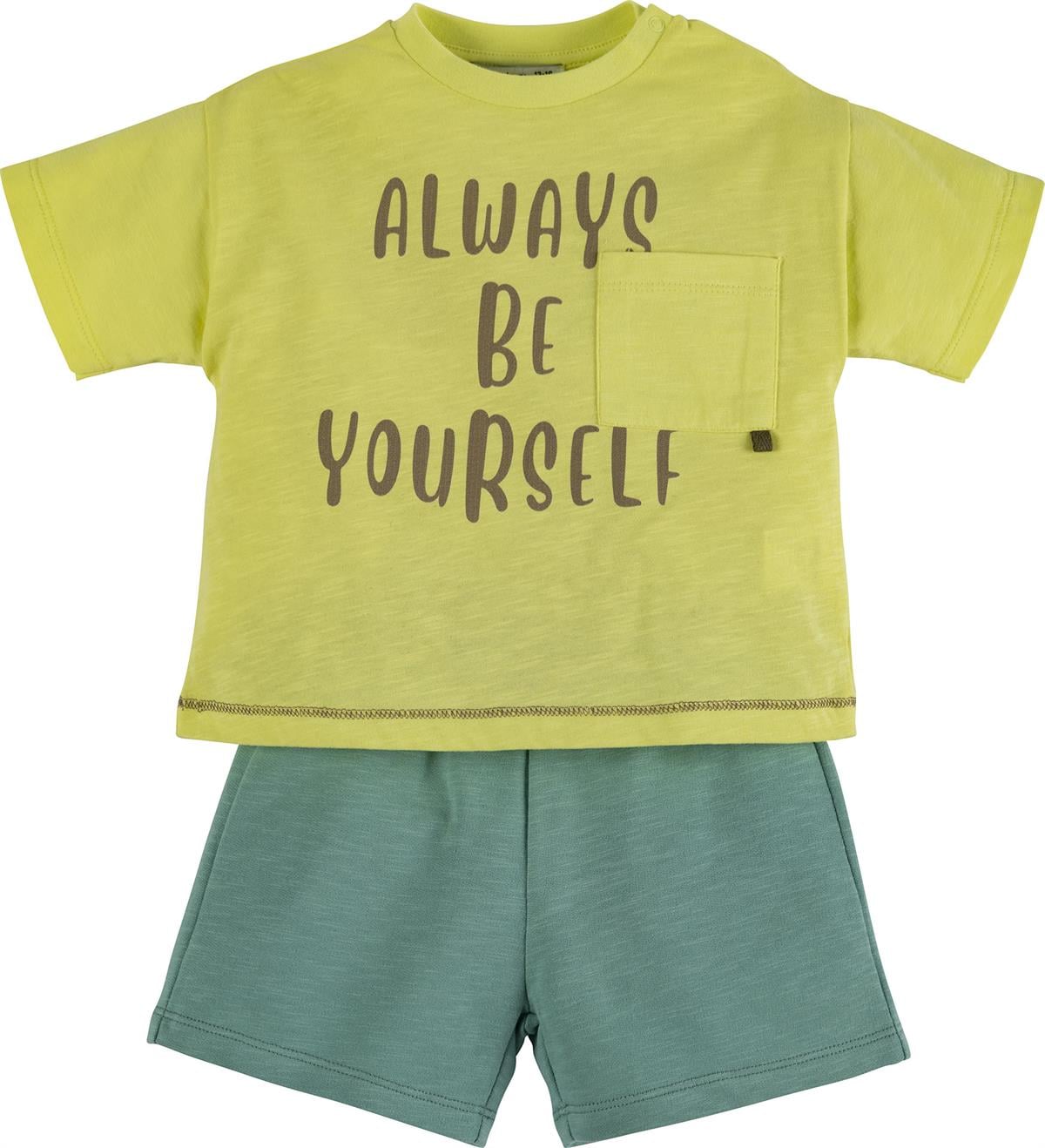 Baskılı Şortlu Takım 16590