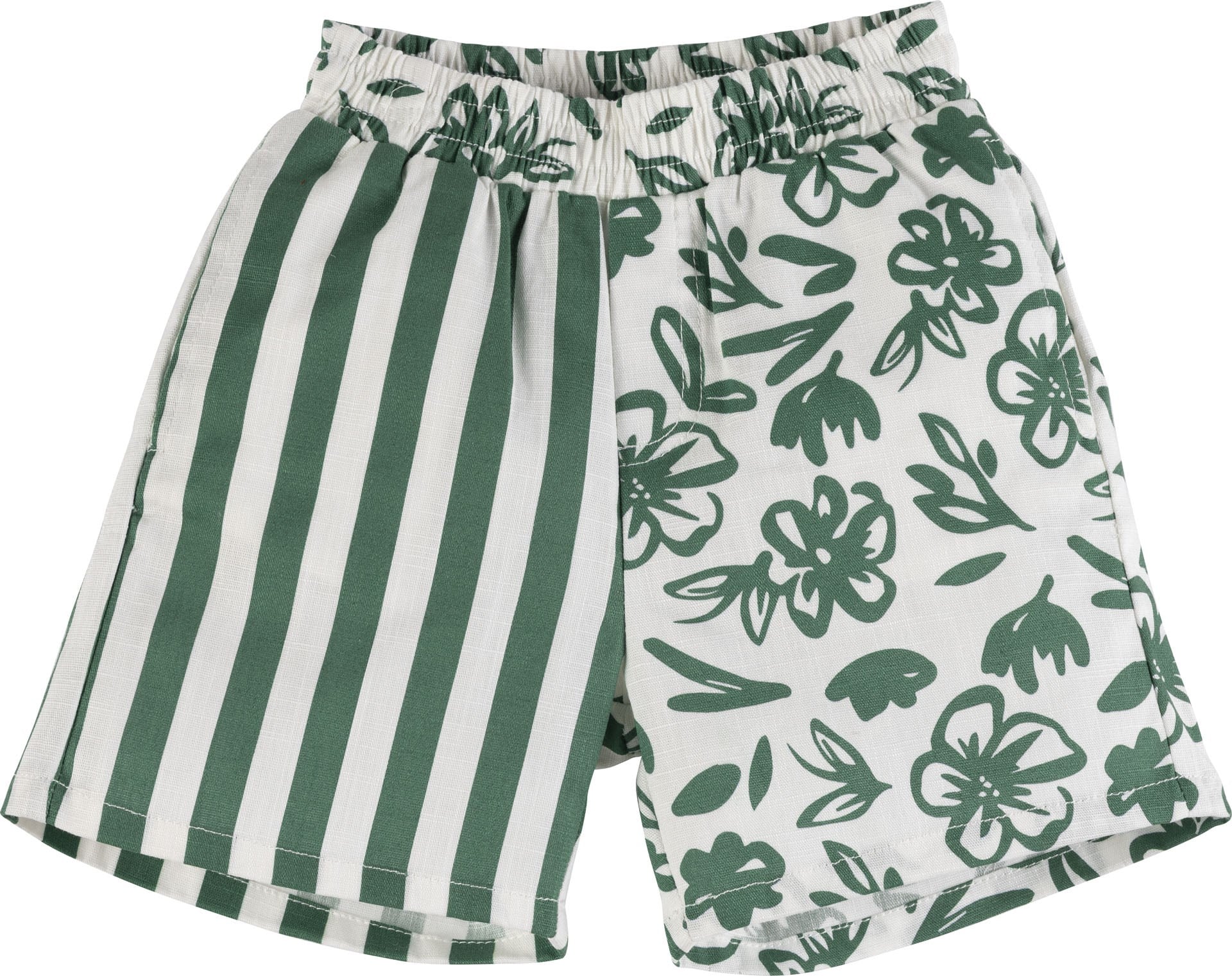 Çiçek Baskılı Şort 19426