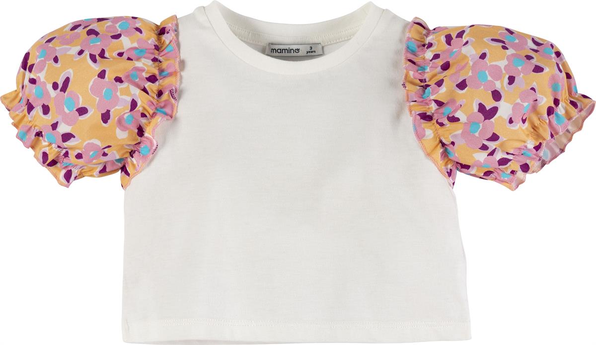 Çiçek Baskılı T-Shirt 16314