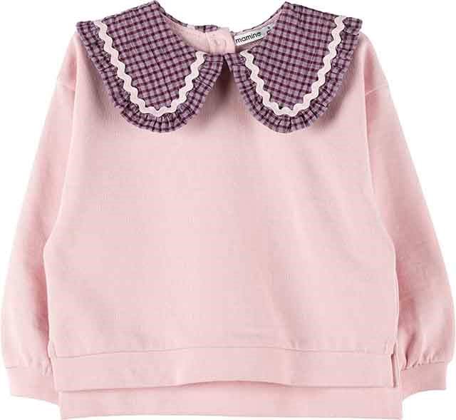 Ekose Yakalı Sweatshirt 19751