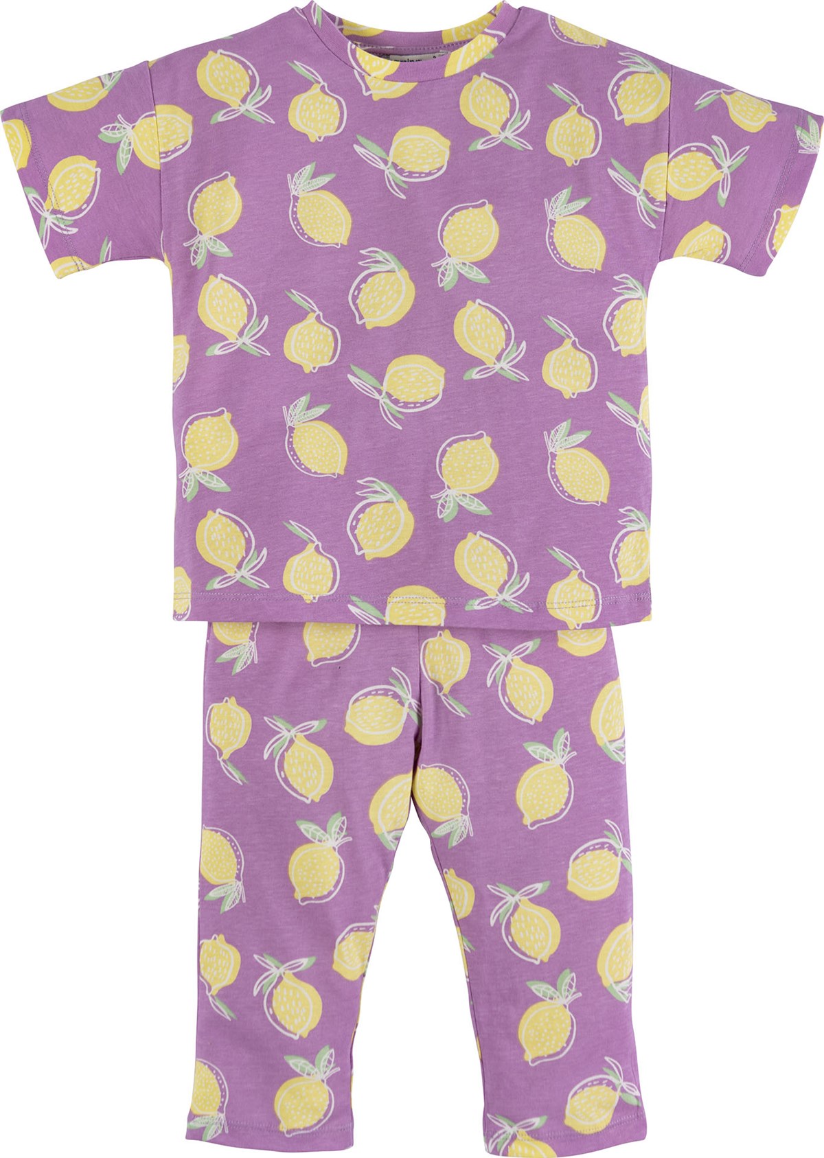 Limon Baskılı Pijama Takım 16495