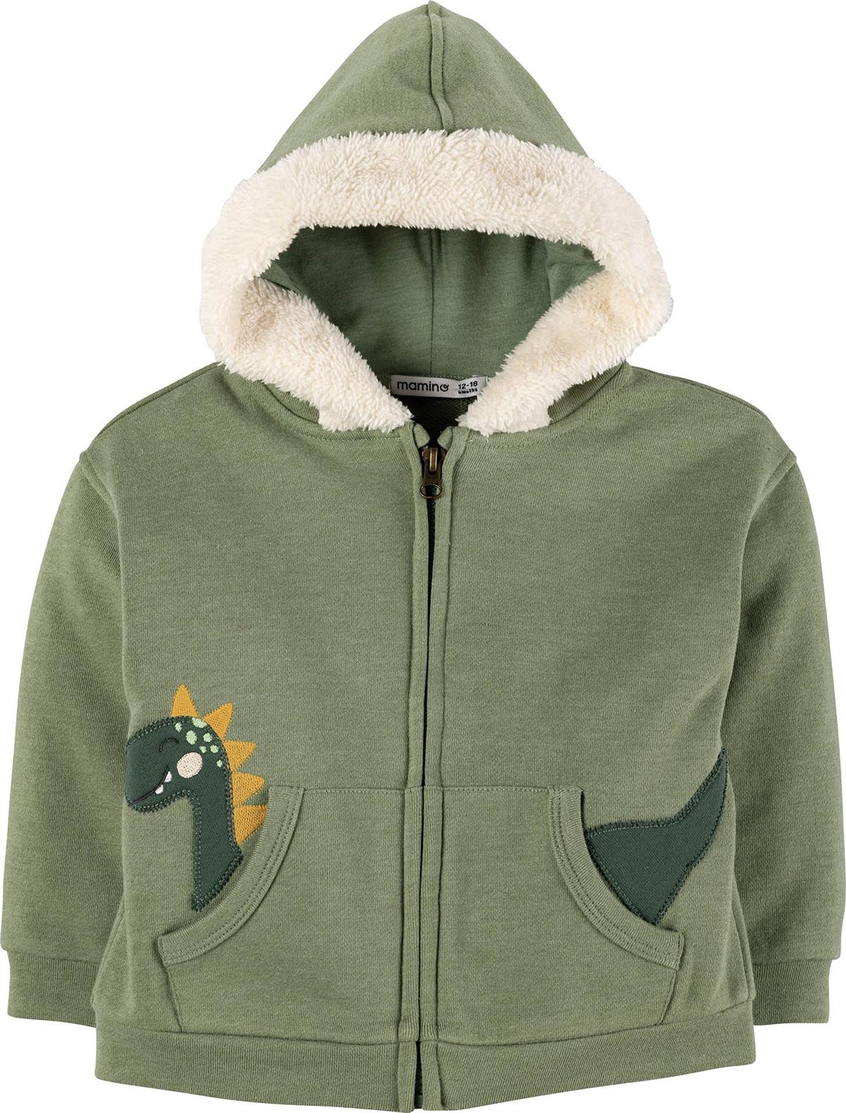 Nakışlı Fermuarlı Sweatshirt 17025