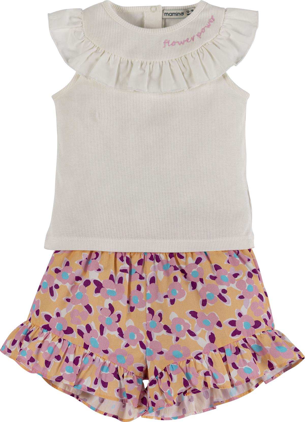 Çiçek Baskılı Elbise 16307