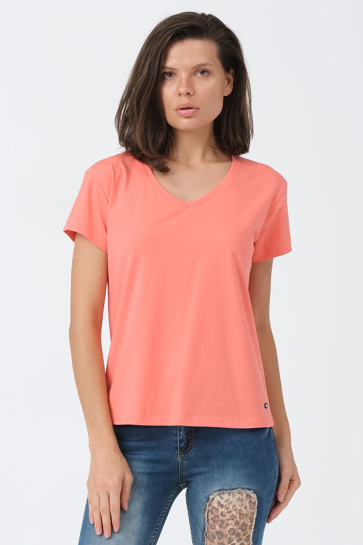 Somon V Yaka Basic T-shirt ND-2003