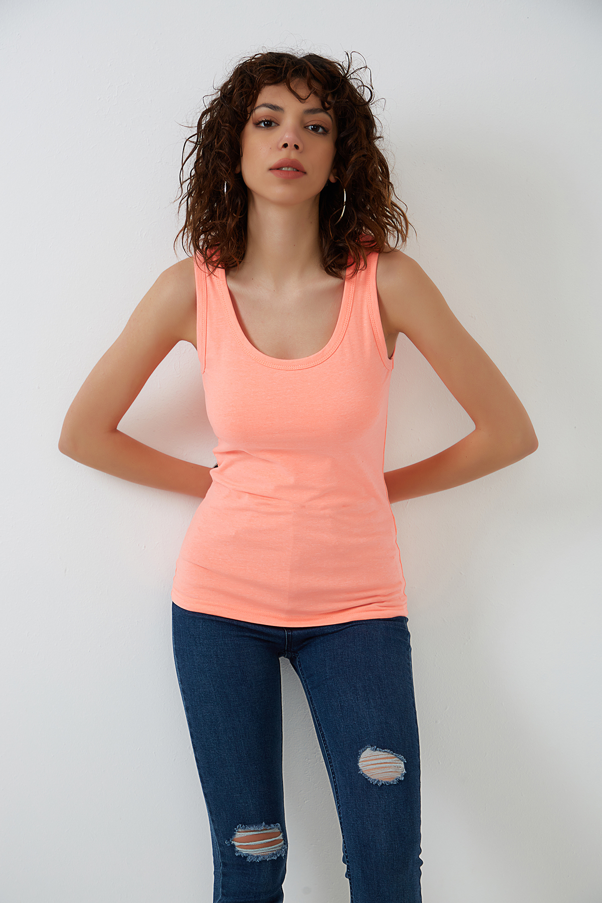 Somon Kalın Askılı Örme Süprem Atlet ND-26202