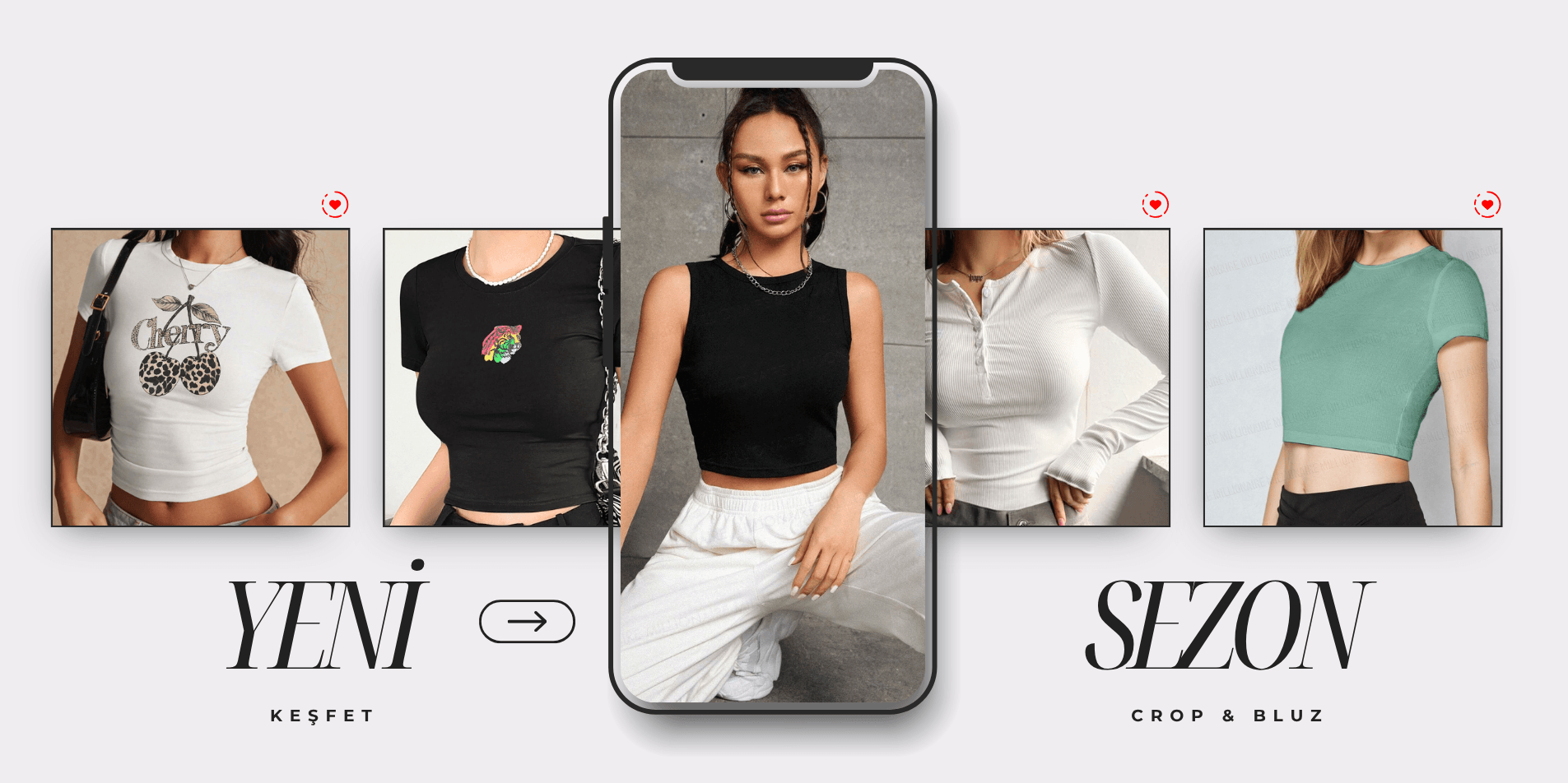 kadın crop&bluz