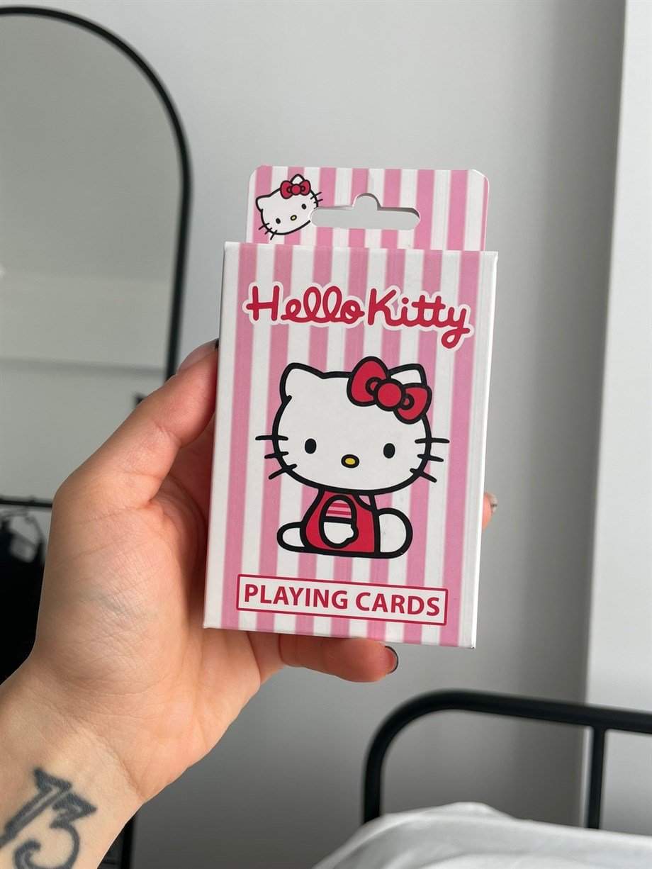Anime Hello Kitty İskambil Poker Kartı