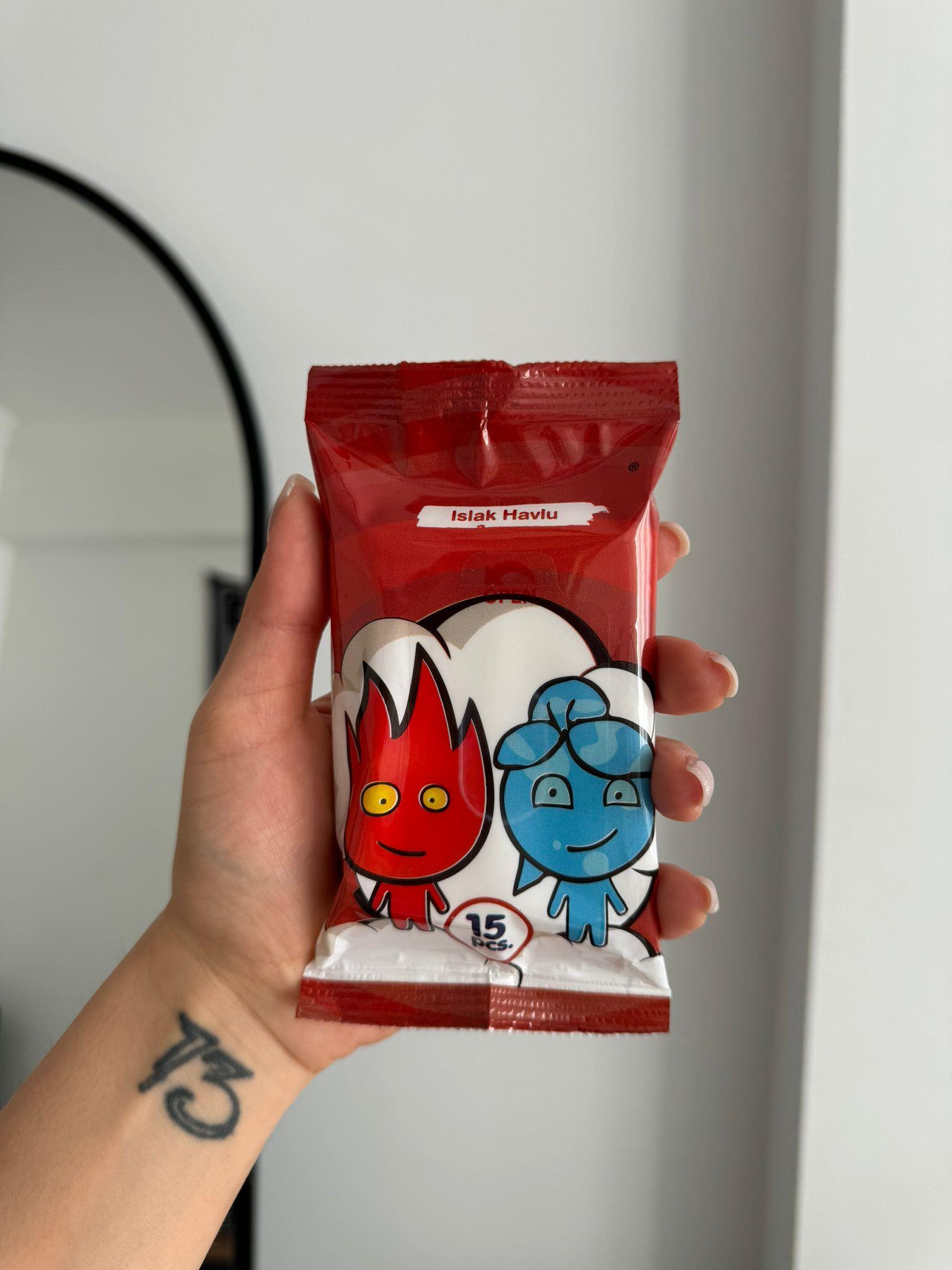 Ateş ve Su Cep Boy Islak Mendil