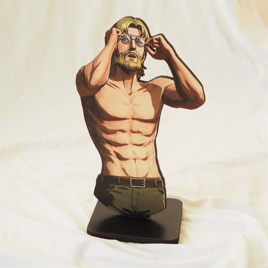 Attack on Titan Zeke Ahşap figür