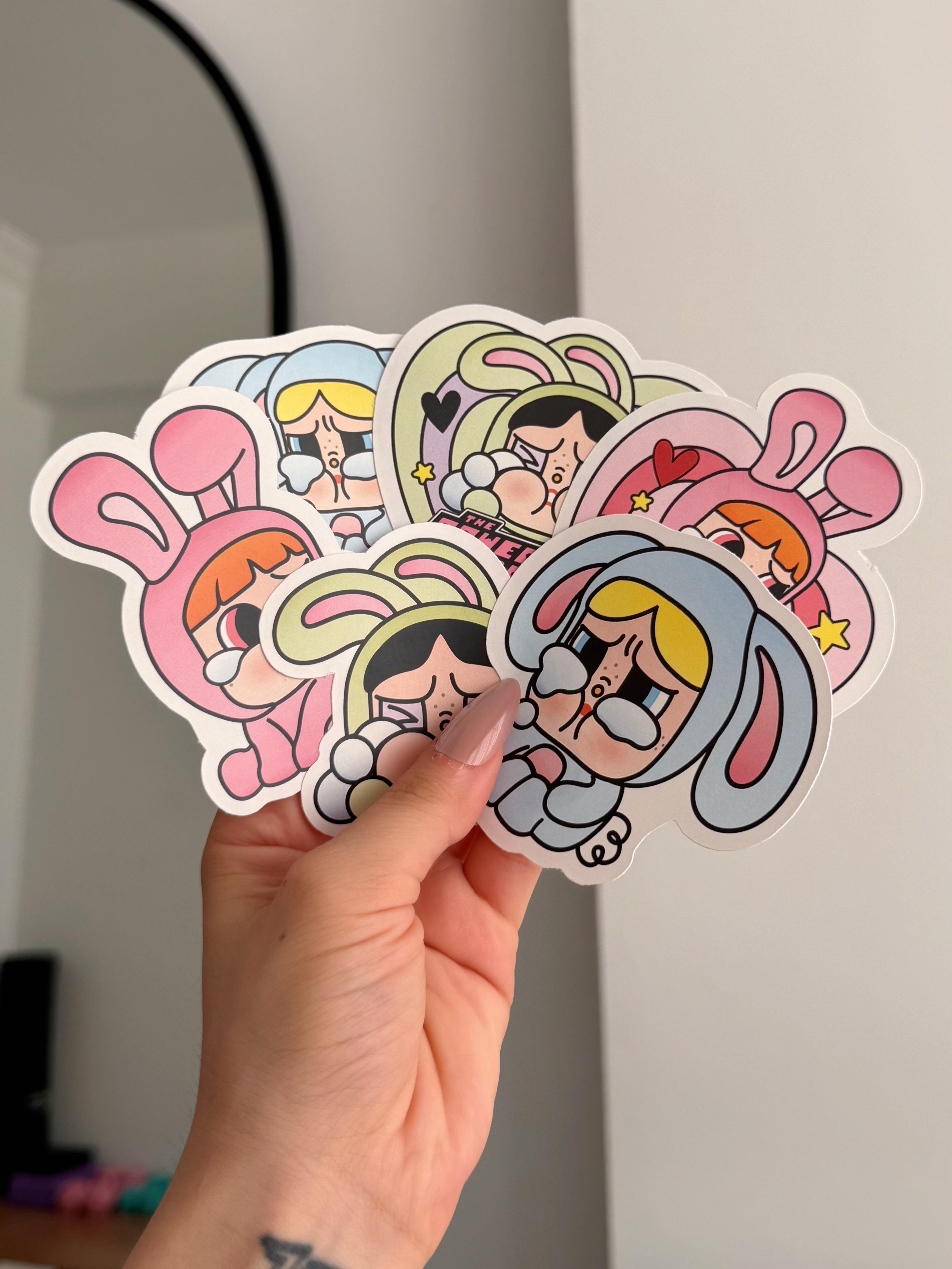 Crybaby 6 Parça XL Sticker