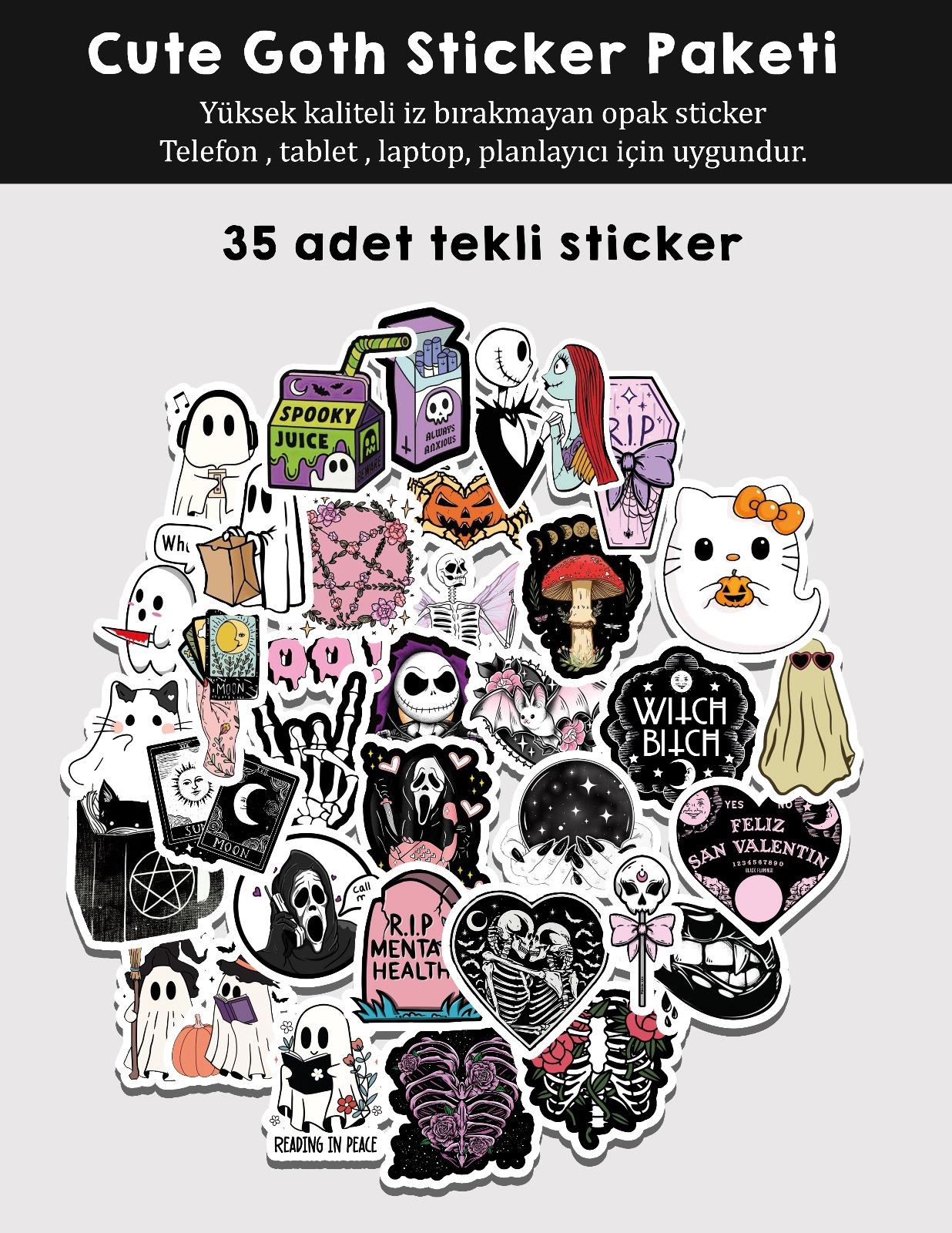 Cute Gogh Sticker Paketi 35li