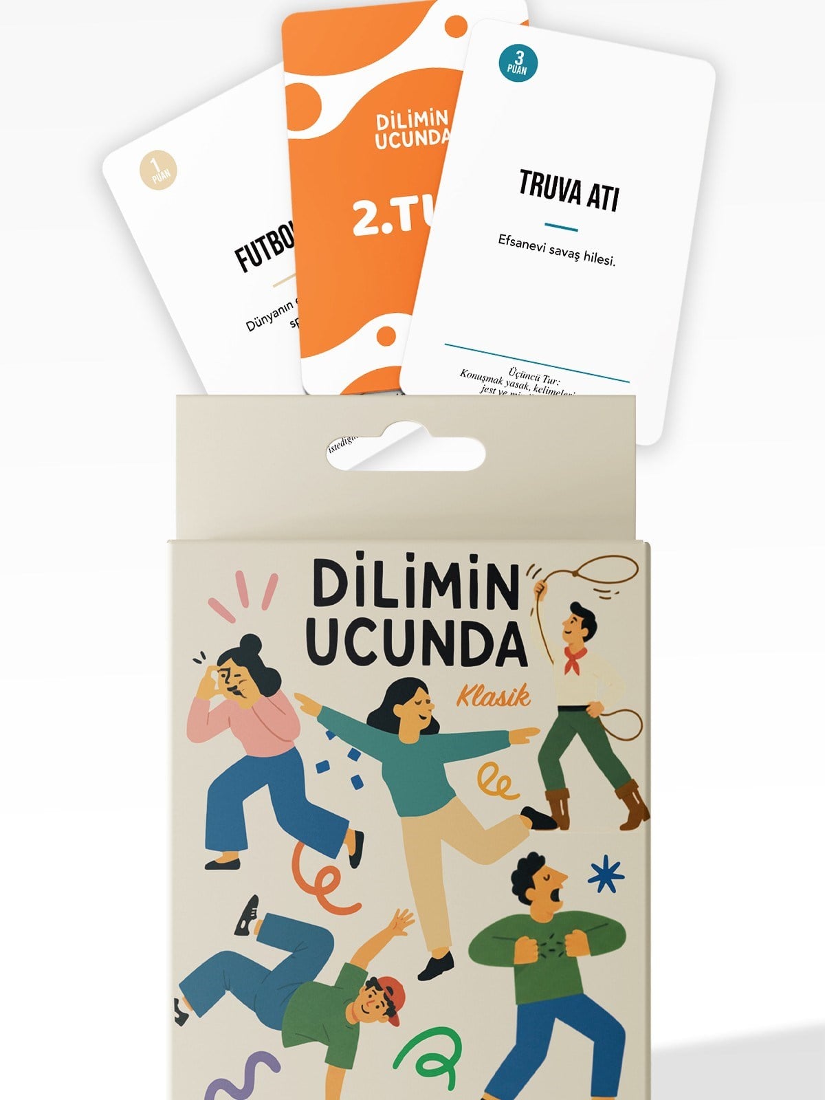 Dilimin Ucunda Kart Oyunu - Klasik