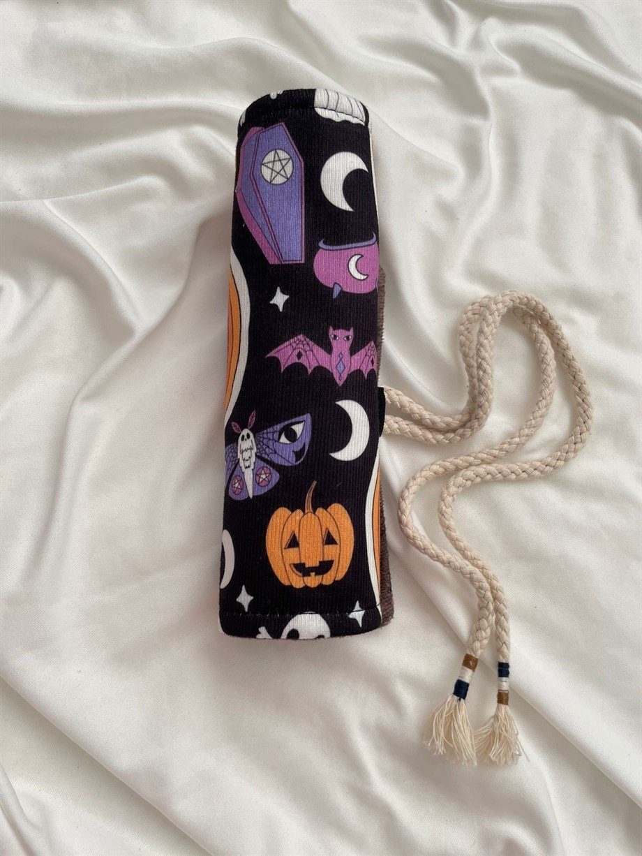 Halloween Baskılı Rulo Kalemlik