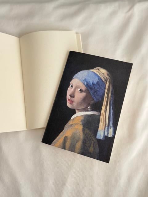 İnci Küpeli Kız Mini Çizgisiz Defter