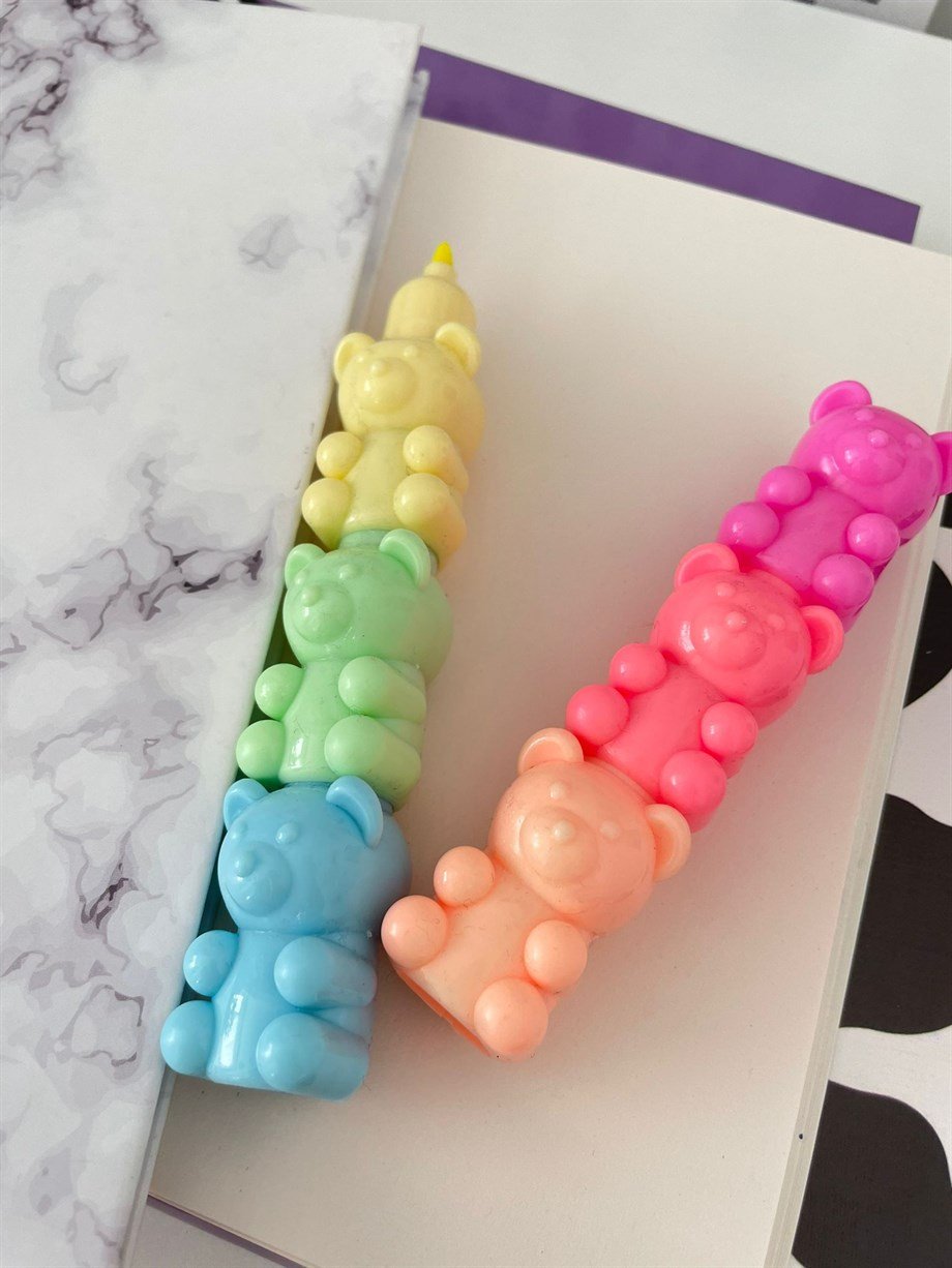 Jelibon 5'li Fosforlu Kalem seti